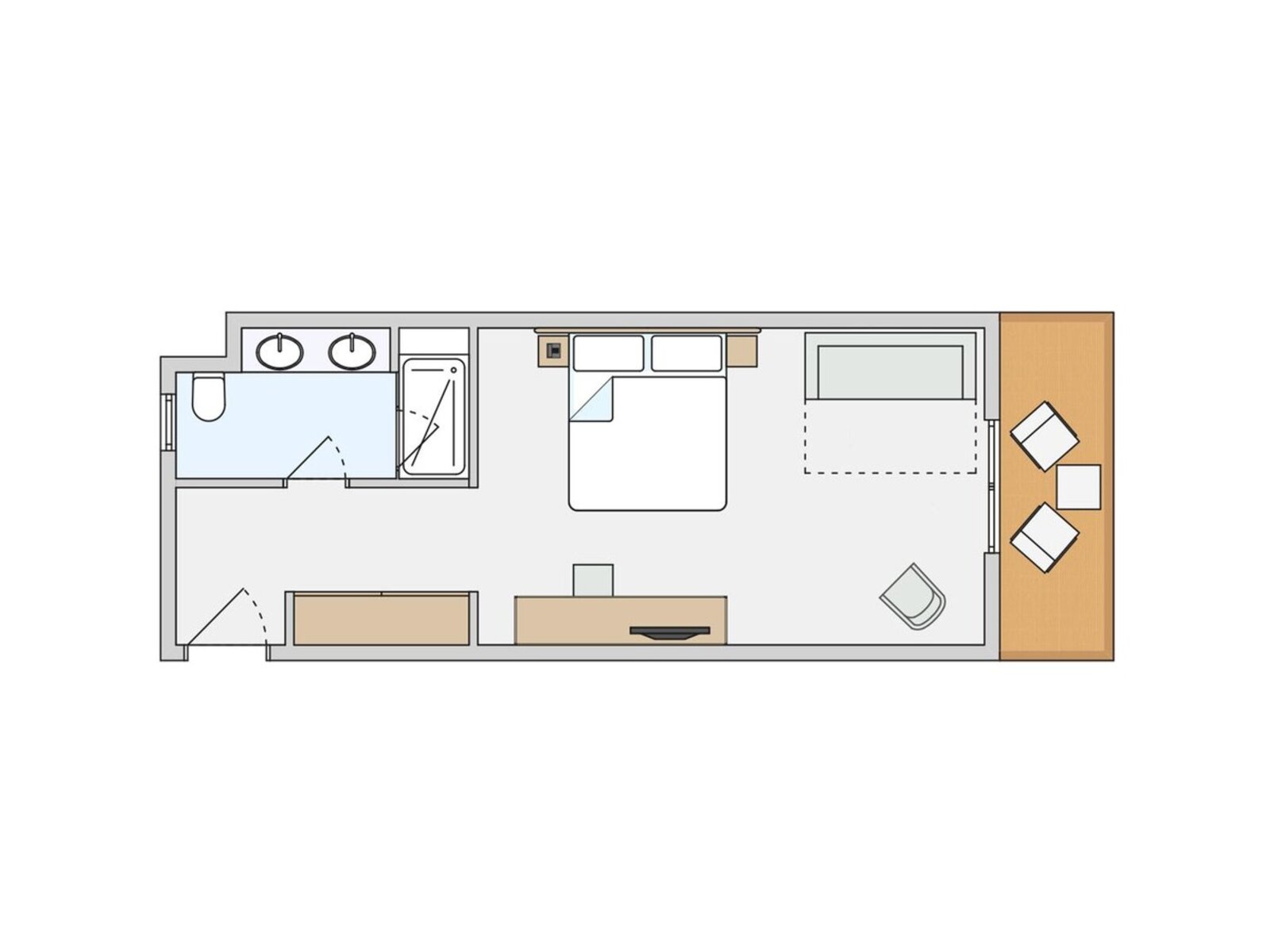 Wohnbeispiel Double Room Economy
