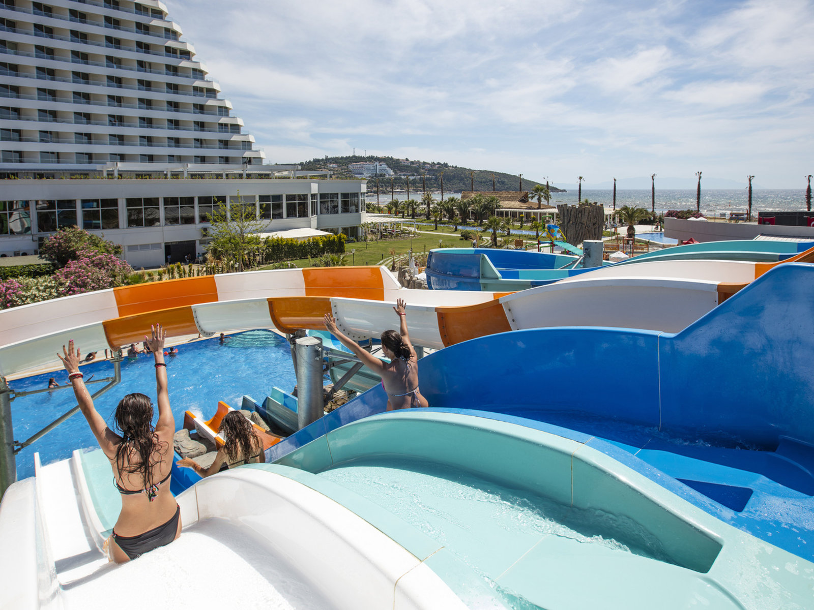 OUT DOOR WATERSLİDES POOL