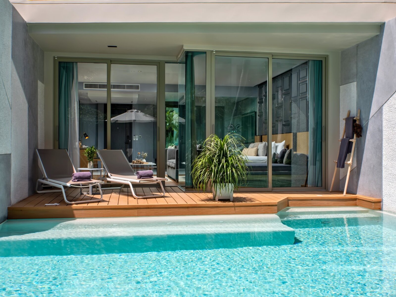 Wohnbeispiel Studio Suite Pool Access