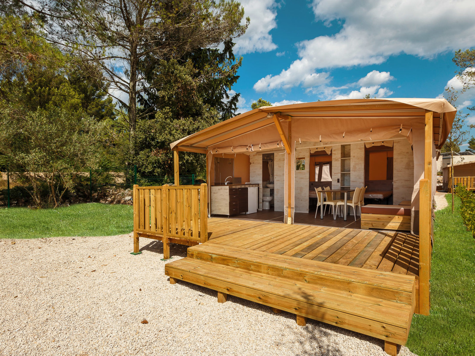 Premium Glamping Tent with 2 bed room