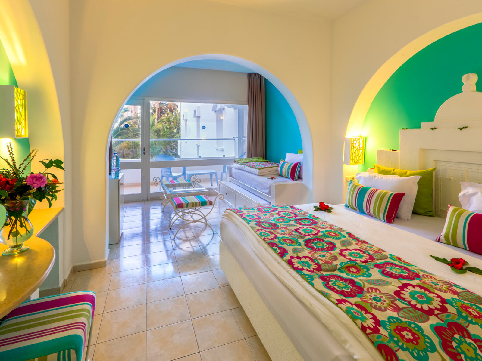 Wohnbeispiel Family room Waterpark View