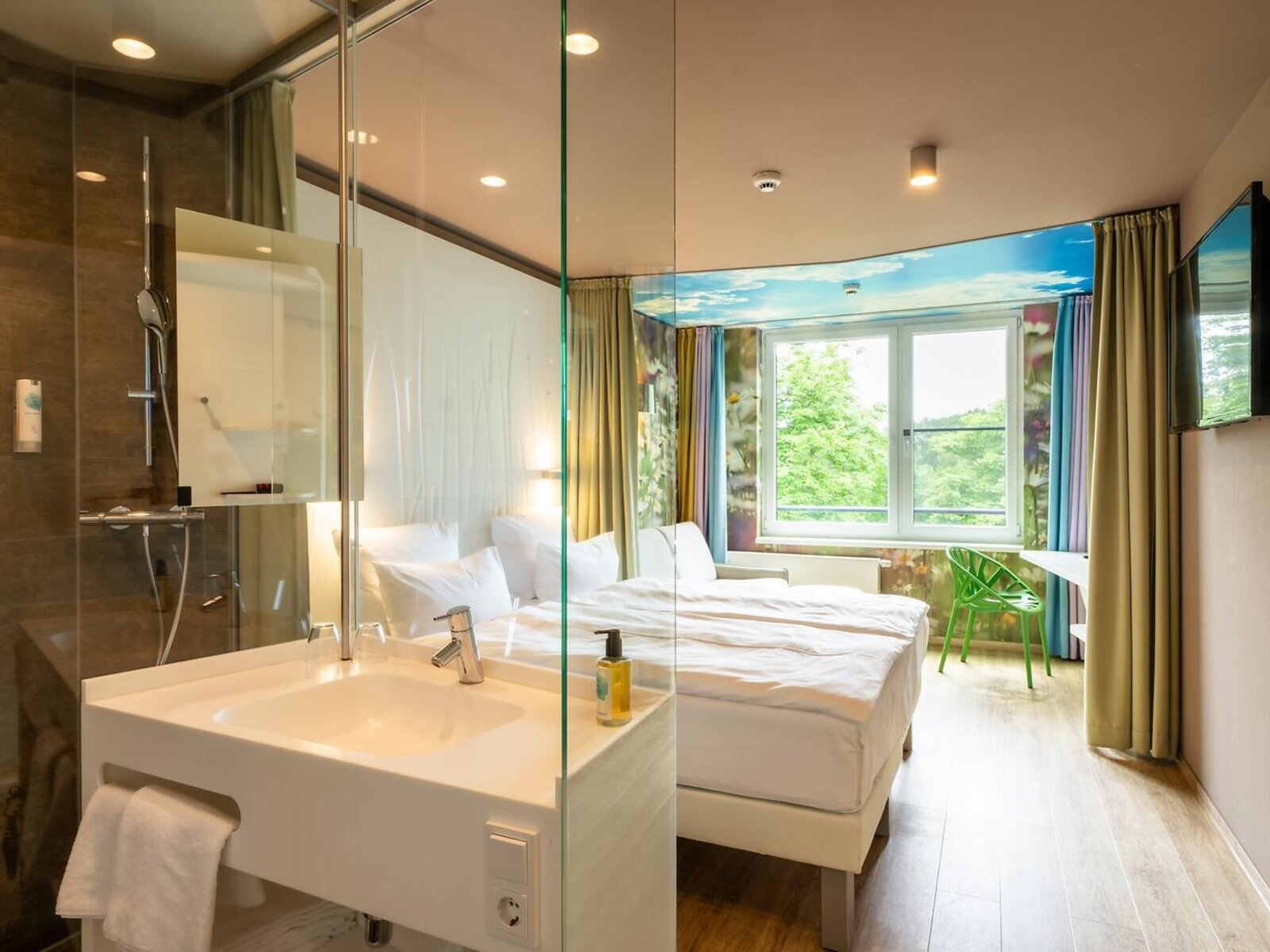 Wohnbeispiel Single with Child Doppelzimmer Natur