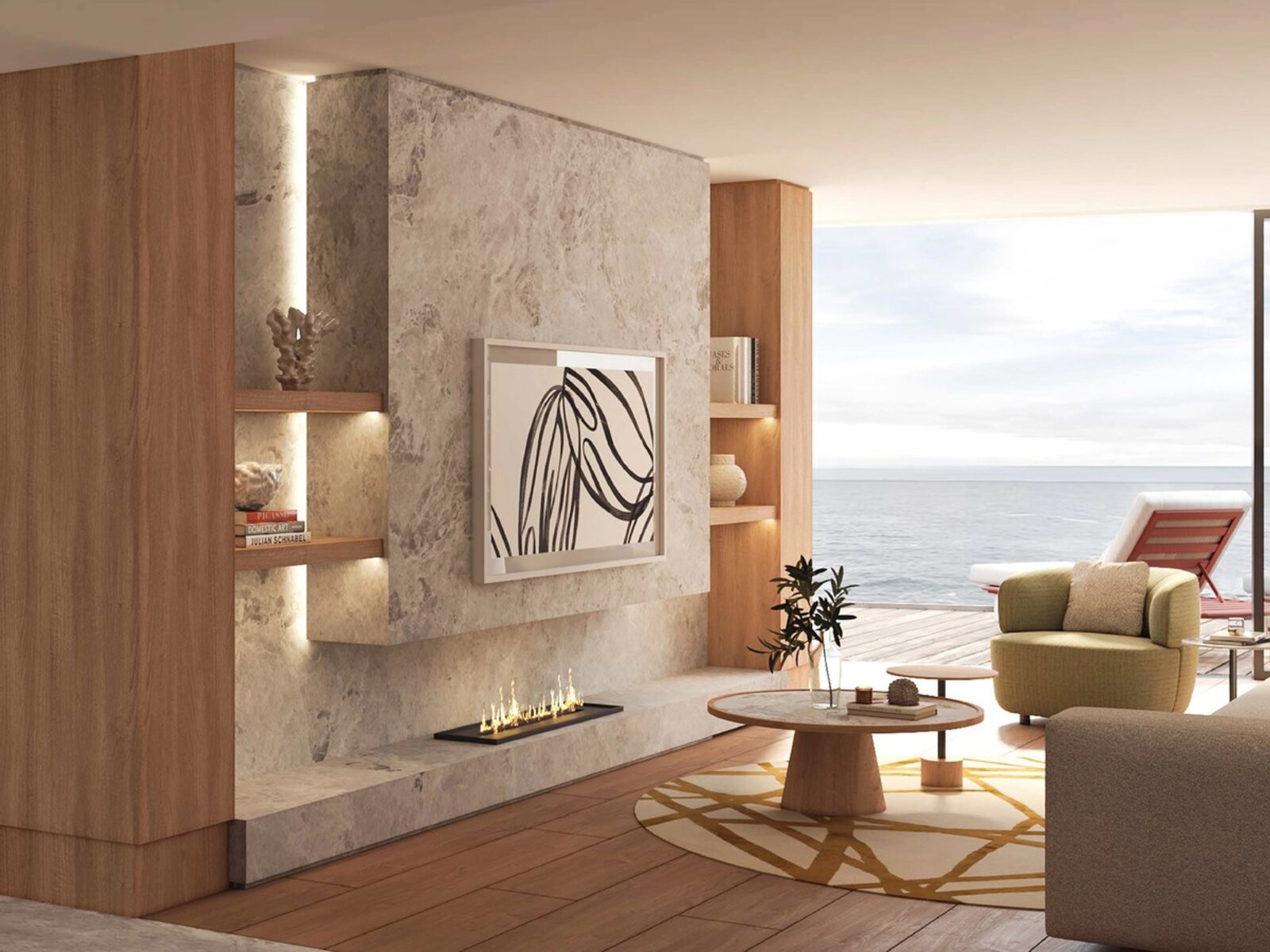 Wohnbeispiel Executive Spa Suite Sea View („AI-generated“)