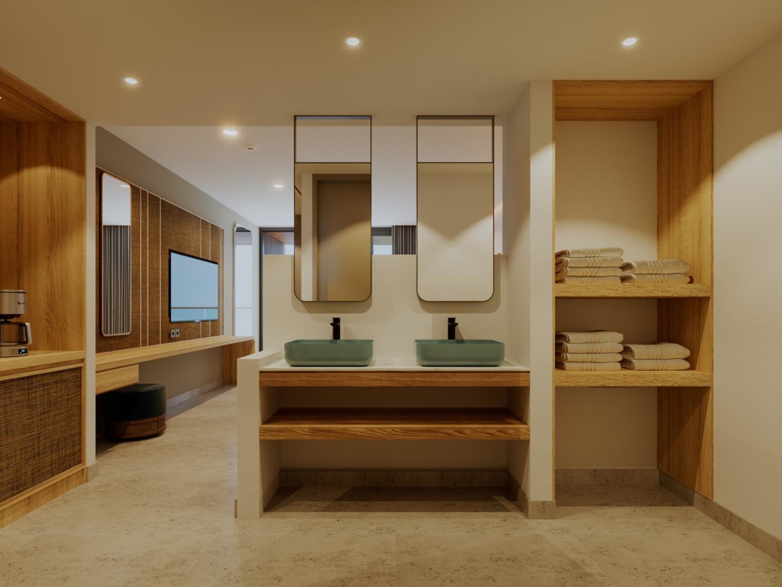 Wohnbeispiel Oceanfront Room („AI-generated“)