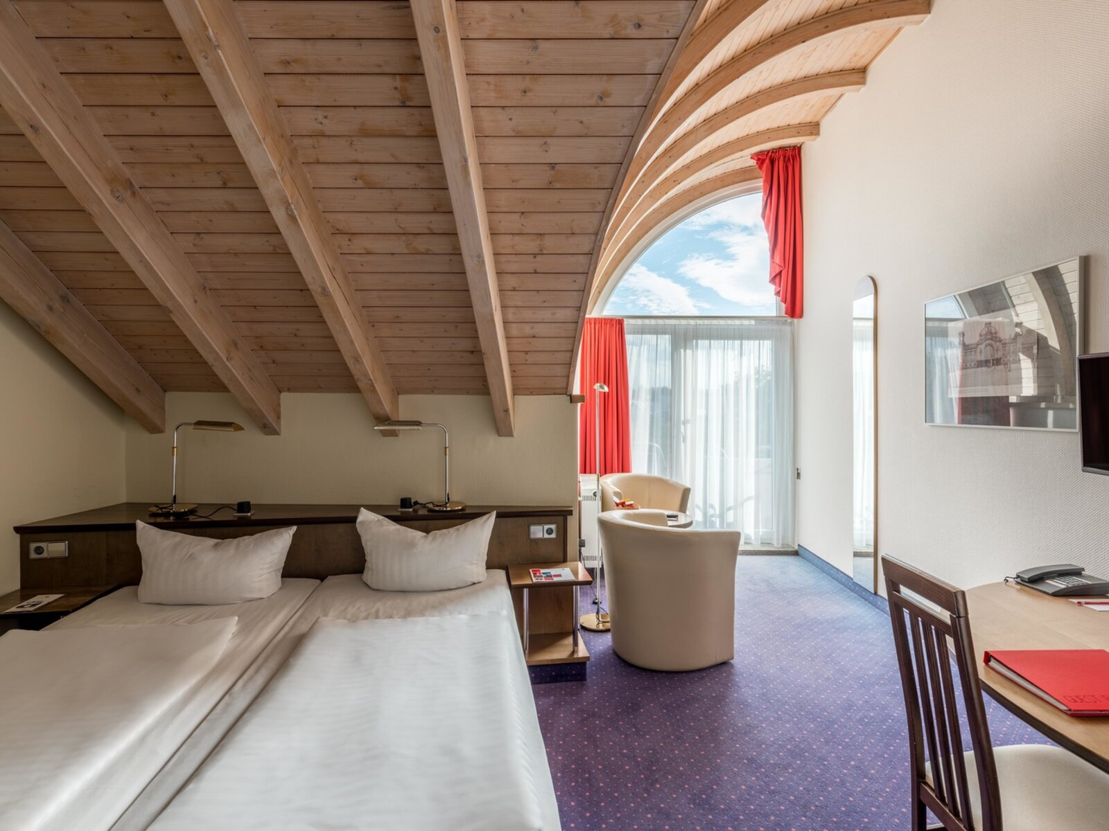 Wohnbeispiel Doppelzimmer mit Balkon