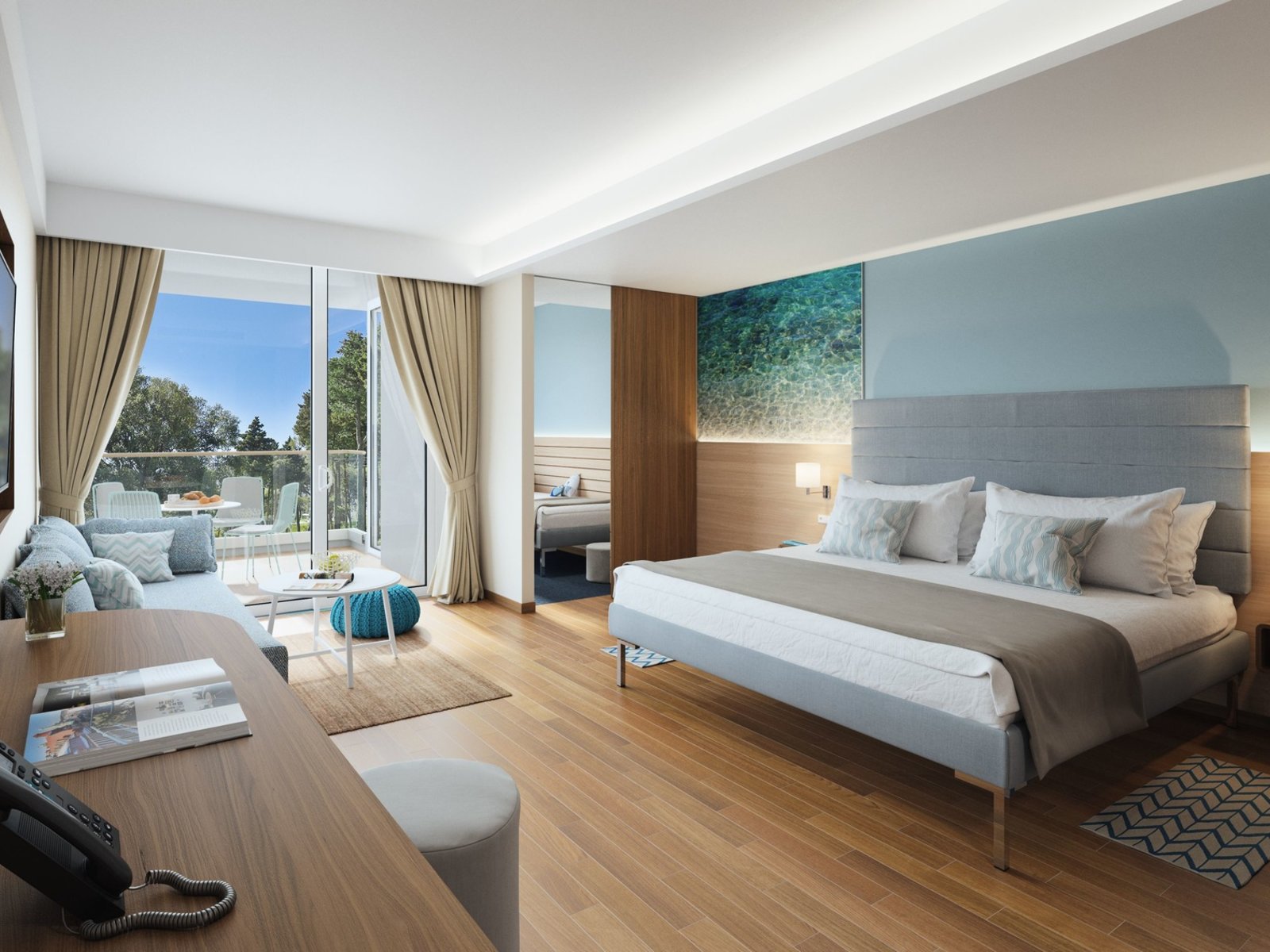 Wohnbeispiel Suite for 2+2 Seaview