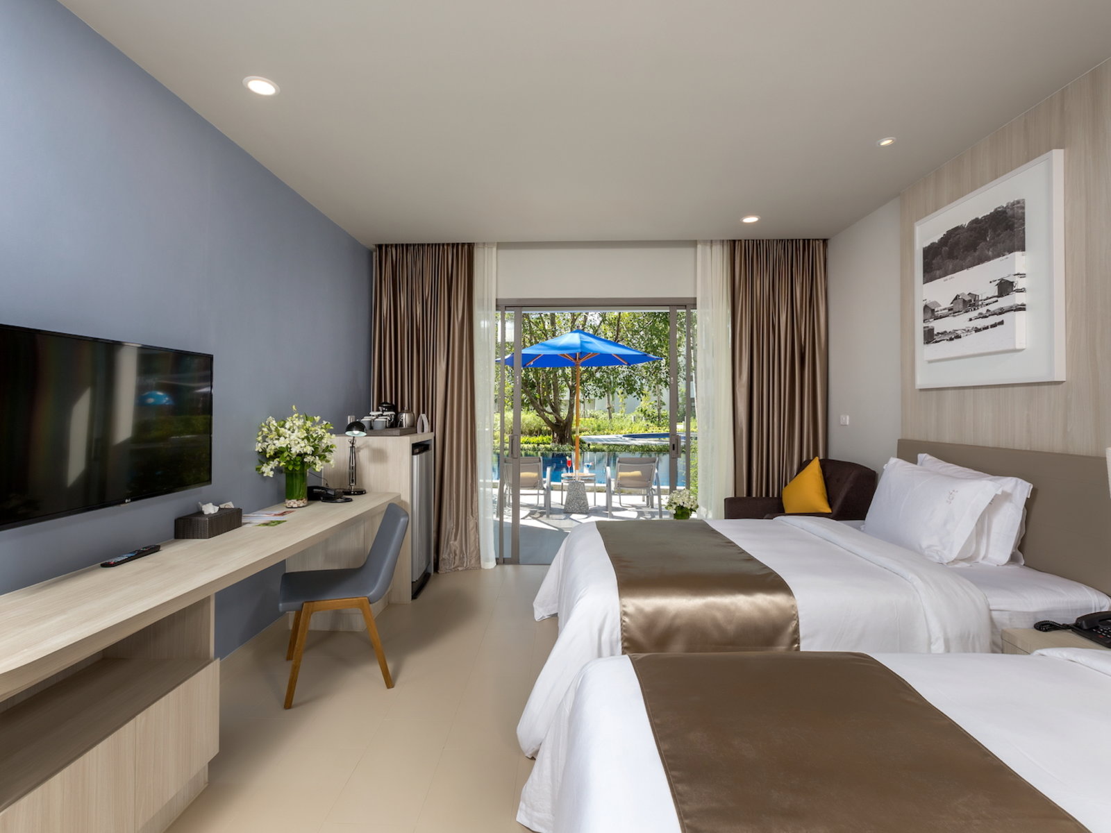 Wohnbeispiel Deluxe Pool Access Beach Wing
