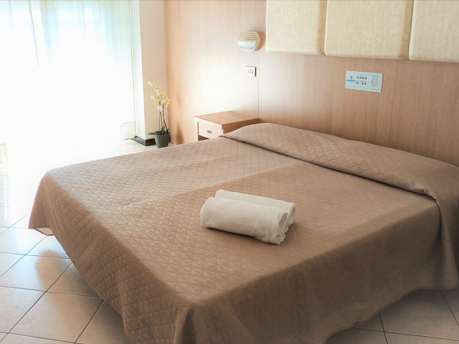 Wohnbeispiel Doppelzimmer seitlicher Meerblick