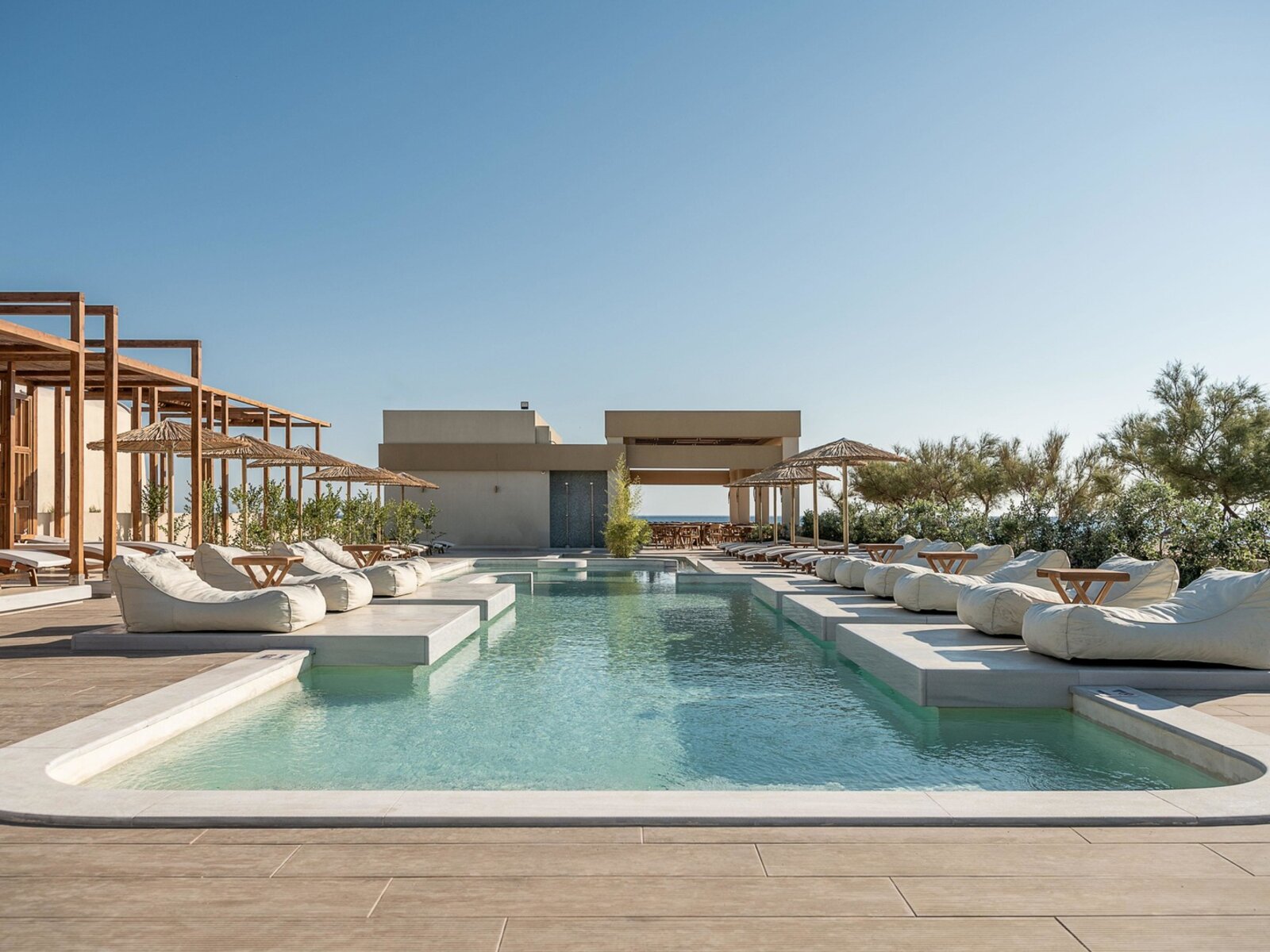 Seaside pool