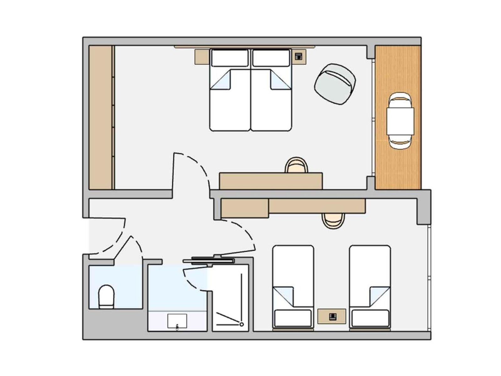 Wohnbeispiel Family Room Classic Sea Side („AI-generated“)