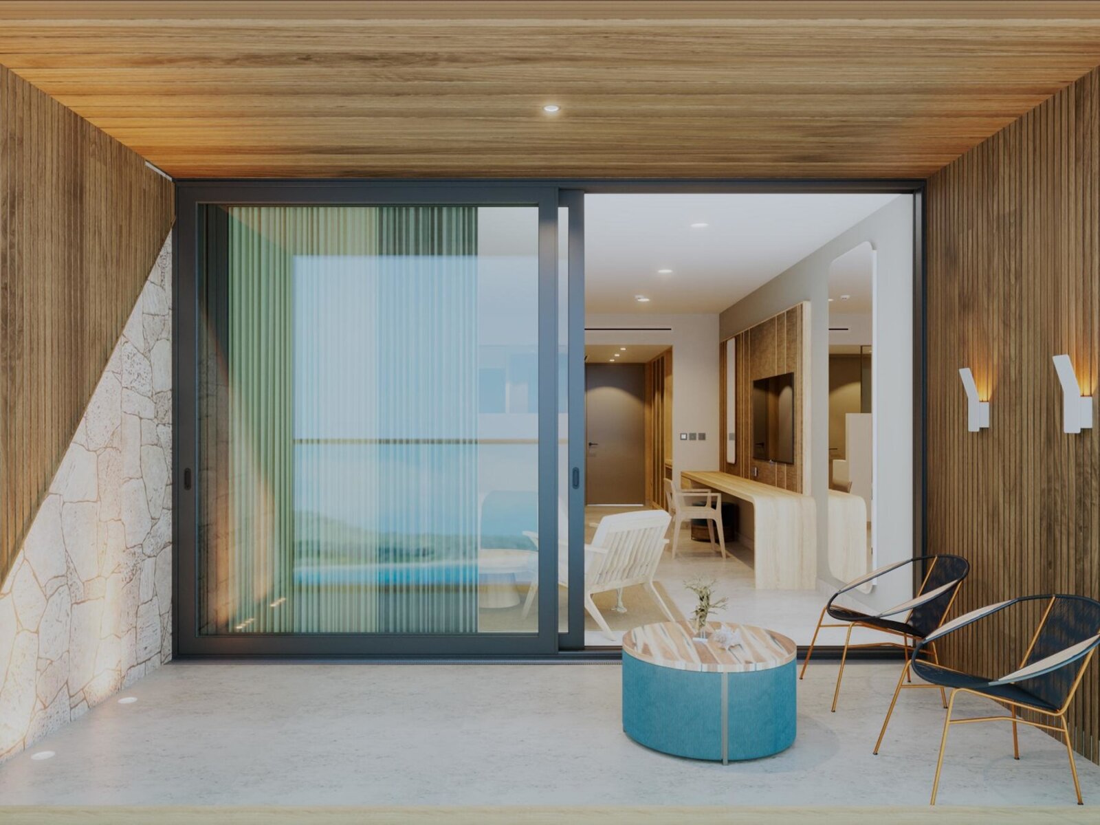 Wohnbeispiel Oceanfront Room („AI-generated“)
