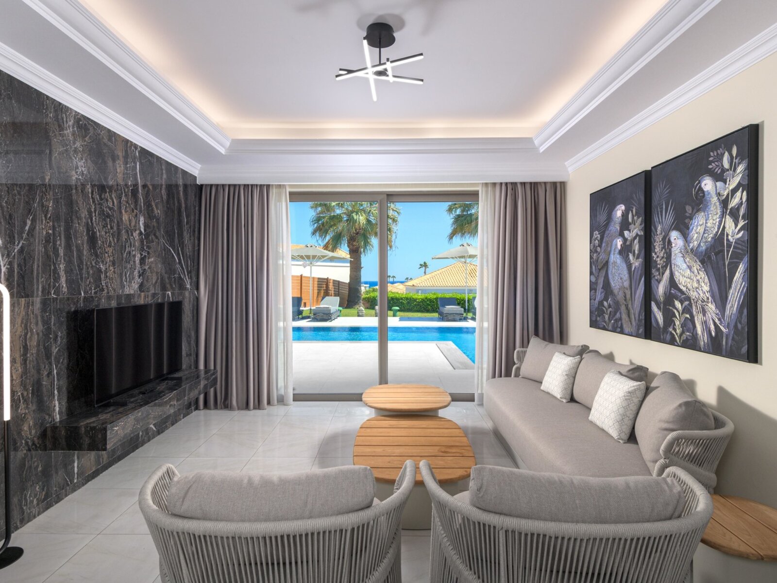 Wohnbeispiel Villas with private pool partial seaview