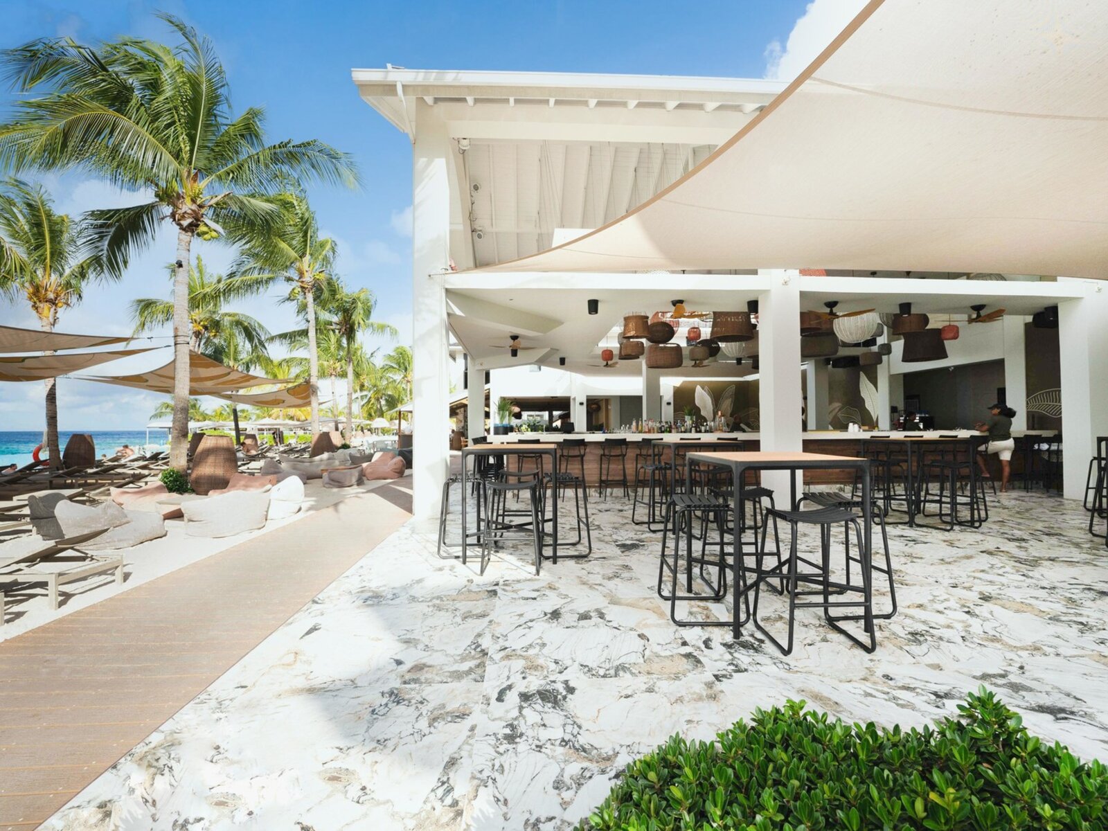 Beach Bar im Papagayo Beach Club