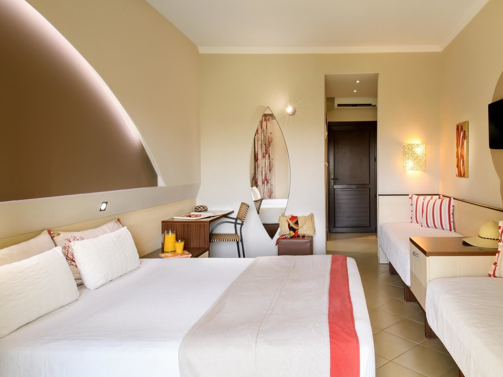 Wohnbeispiel Doppelzimmer Gartenblick Typ1