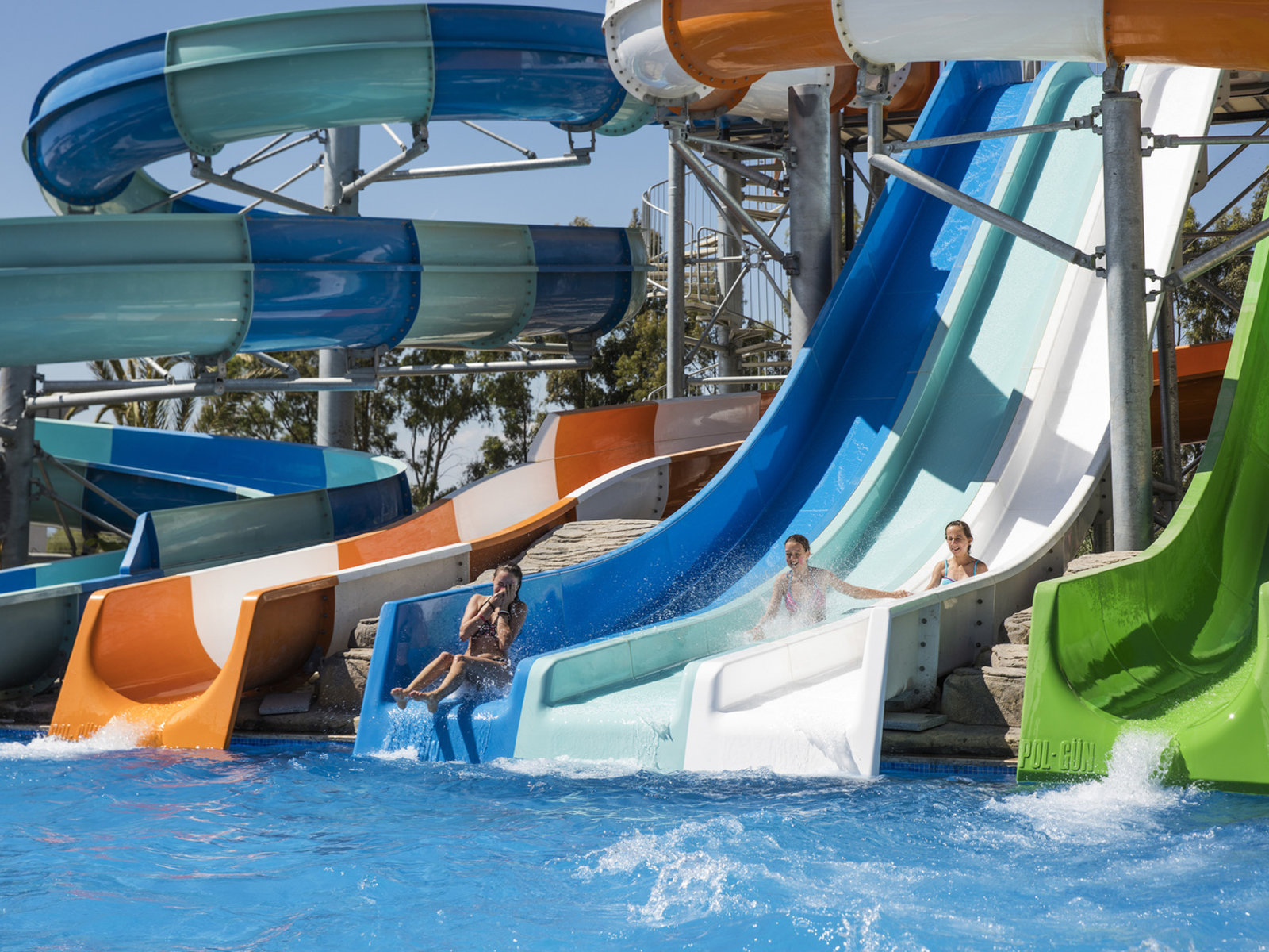 OUT DOOR WATERSLİDES POOL