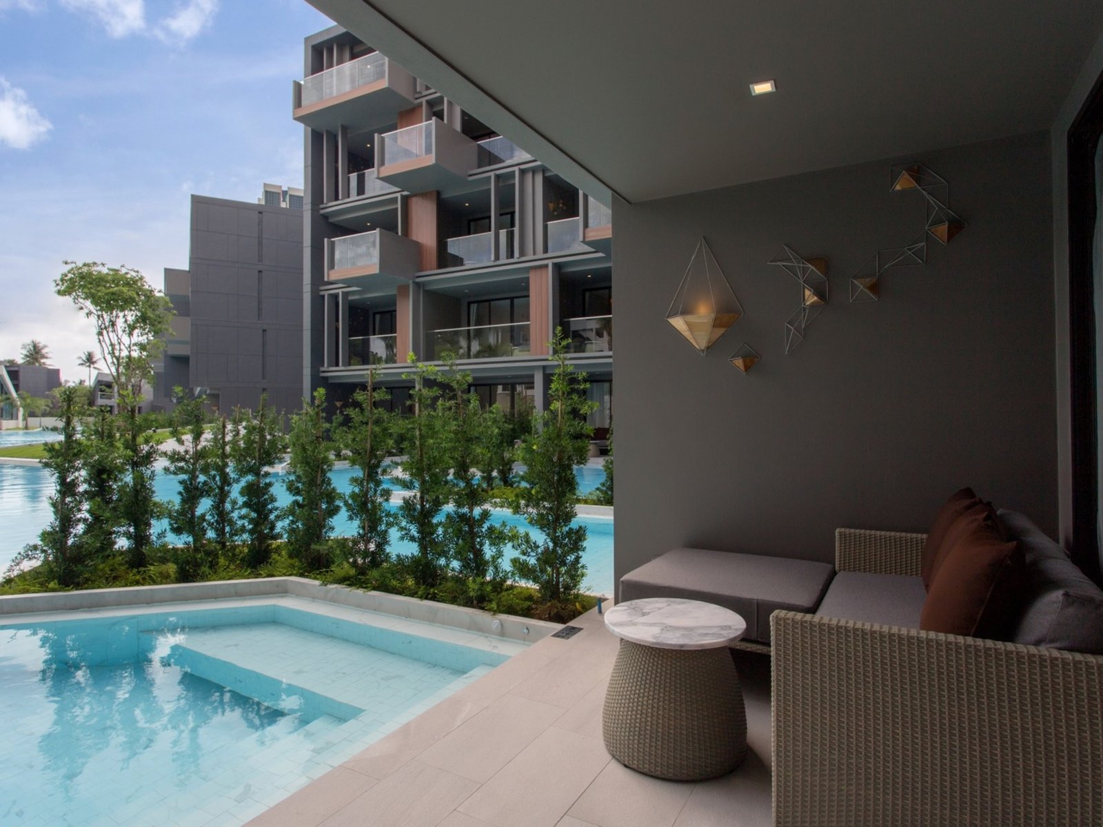 Wohnbeispiel Pool Access