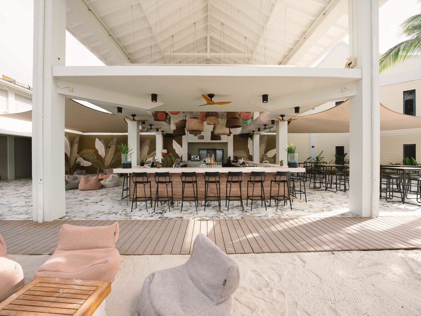 Beach Bar im Papagayo Beach Club