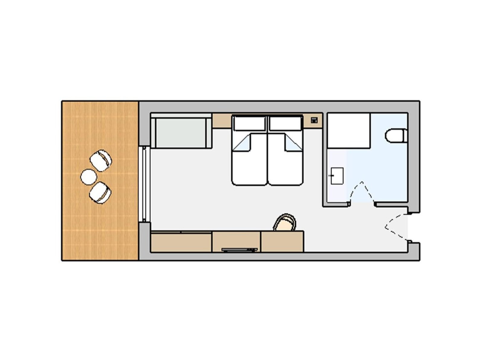 Wohnbeispiel Double Room Private Lodge