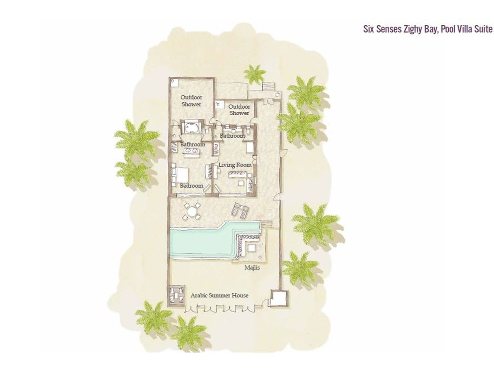 Wohnbeispiel Pool Villa Suite