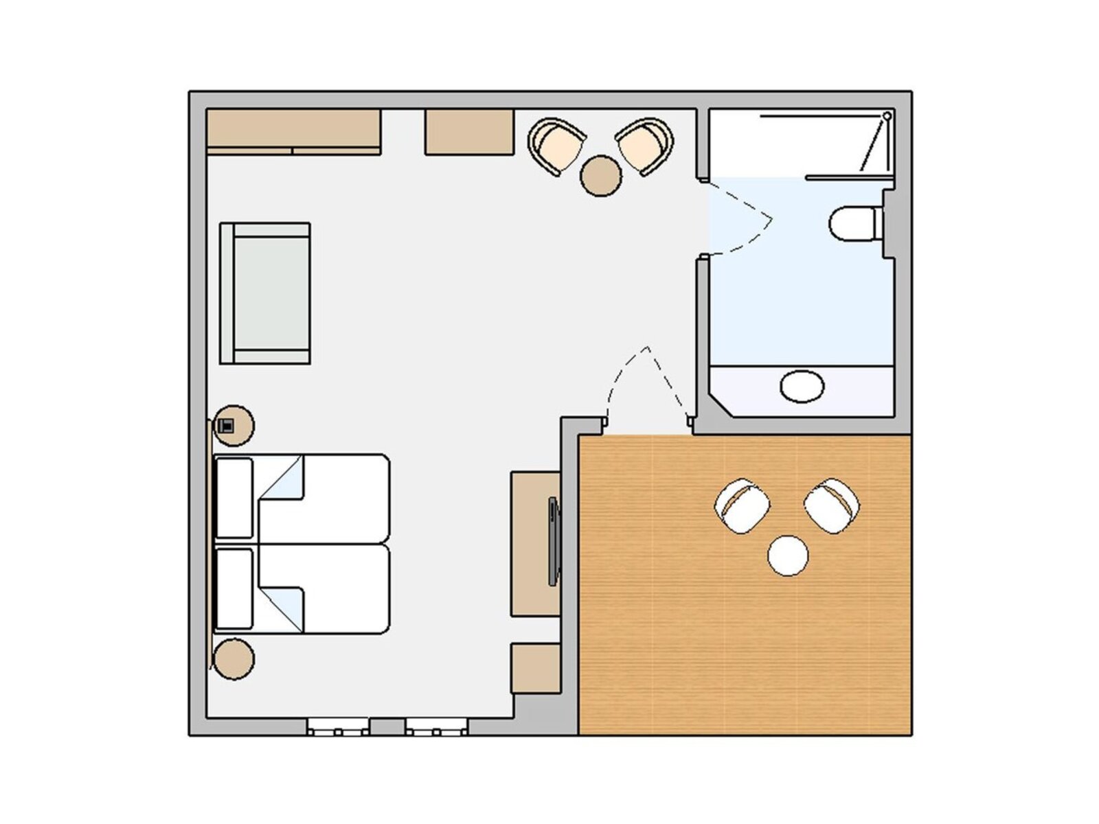 Wohnbeispiel Double Room Sea View Superior