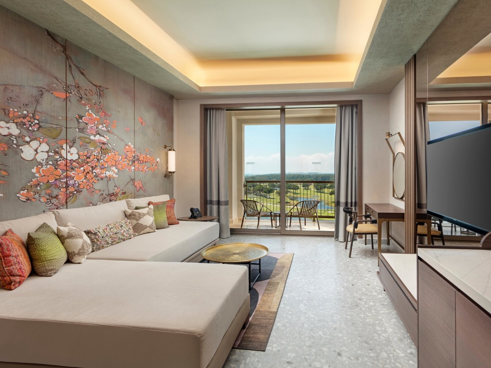Wohnbeispiel Family Room Side Sea VIew
