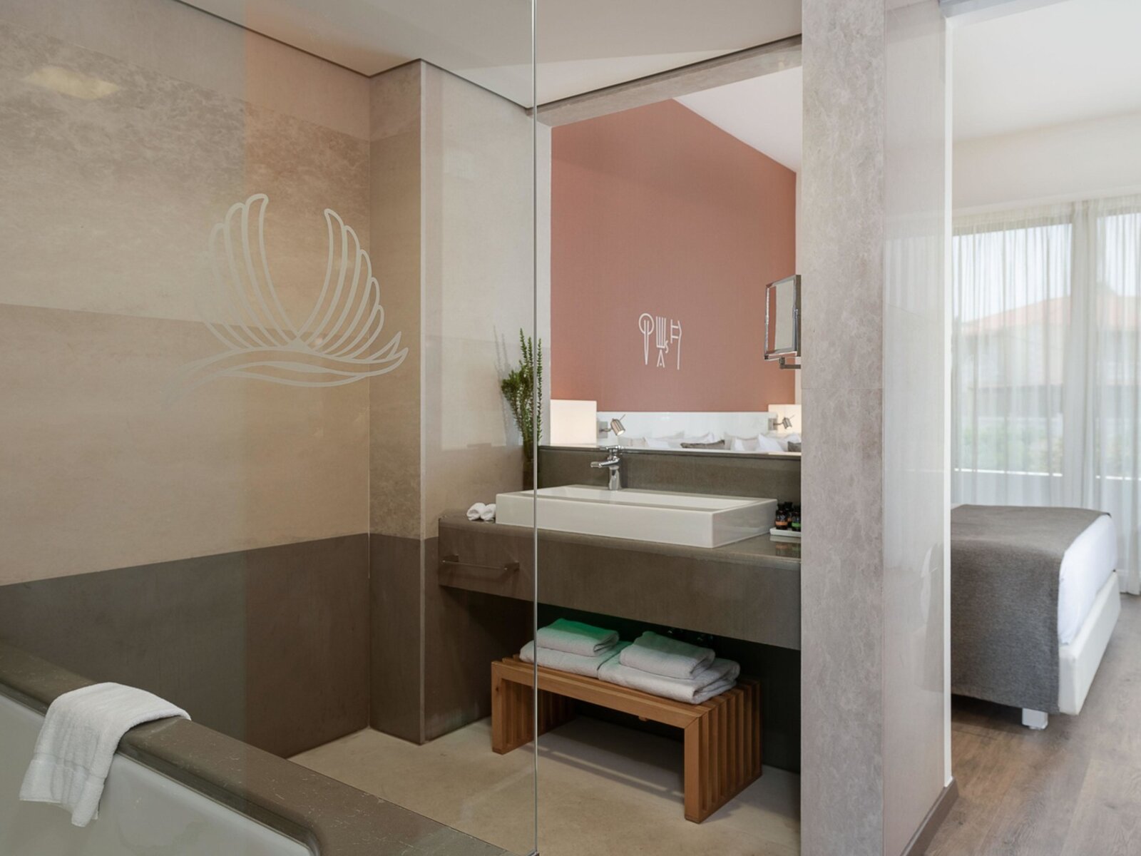 Wohnbeispiel Deluxe Suite Private pool  (60qm)