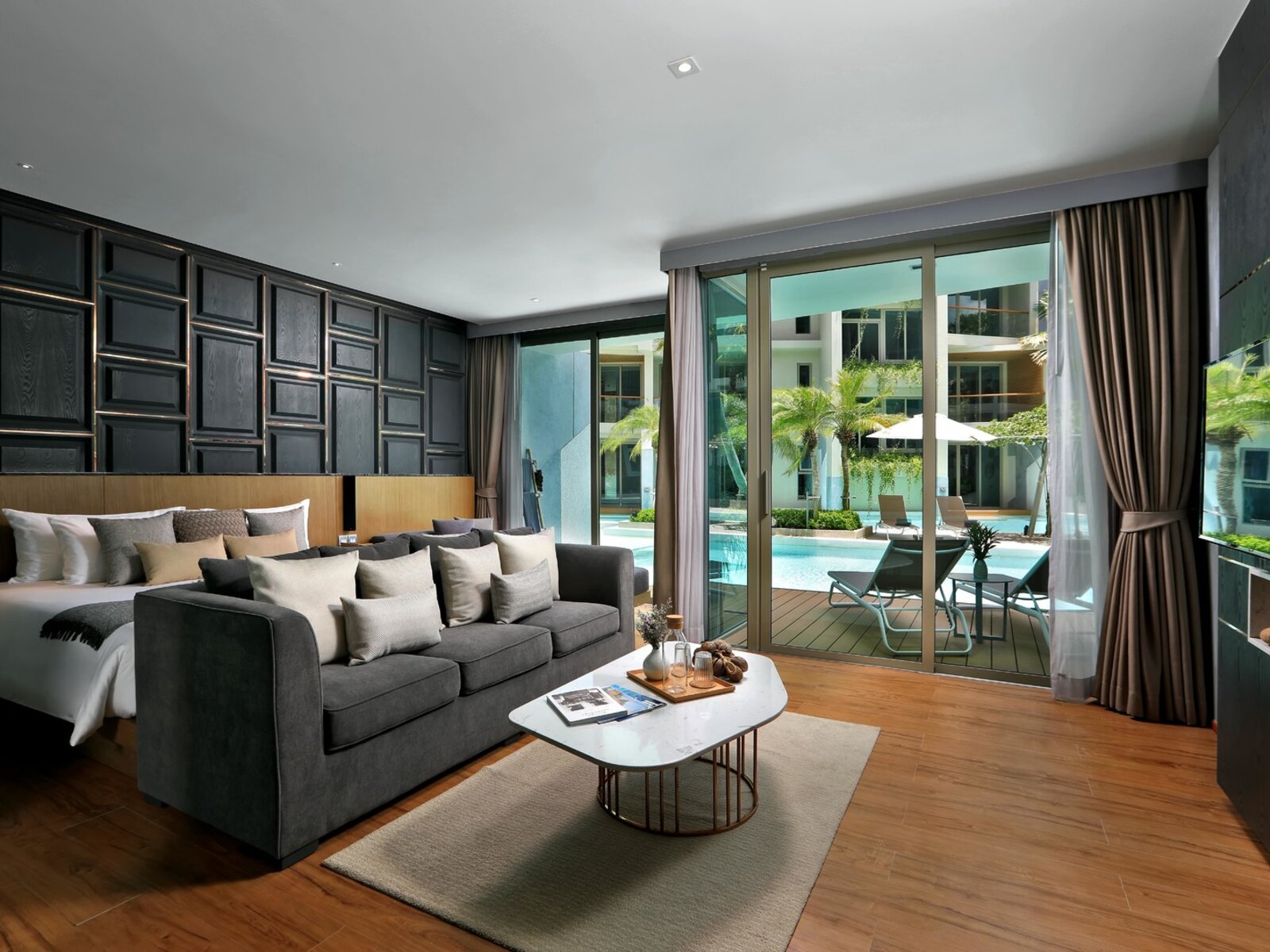 Wohnbeispiel Studio Suite Pool Access