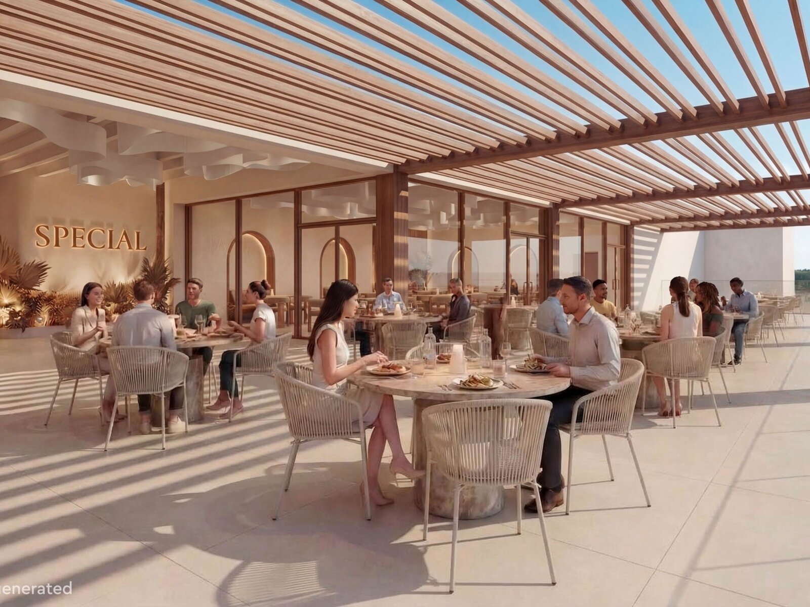 Spezialitätenrestaurant („AI-generated“)