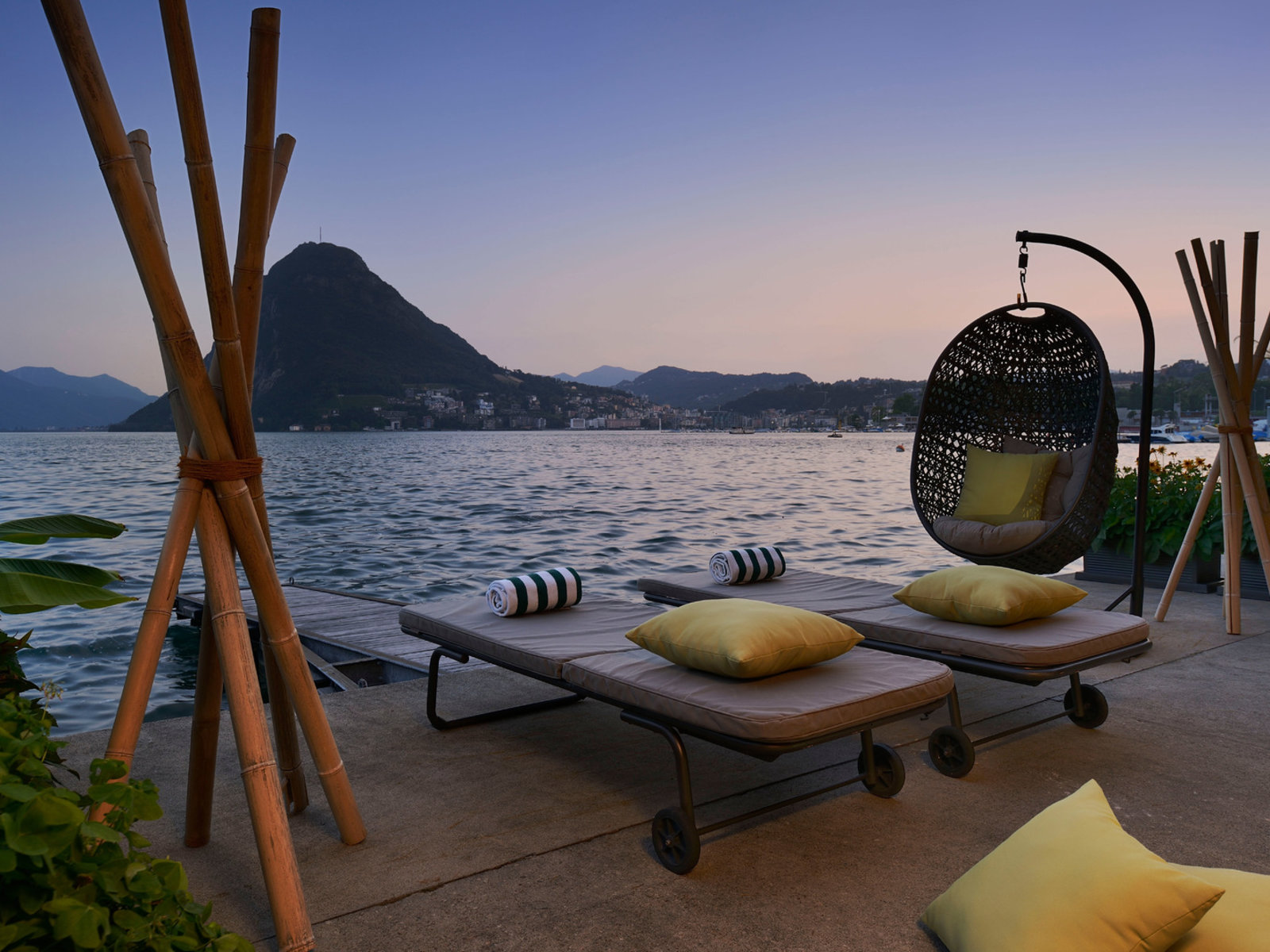Private Terrace on the Lake