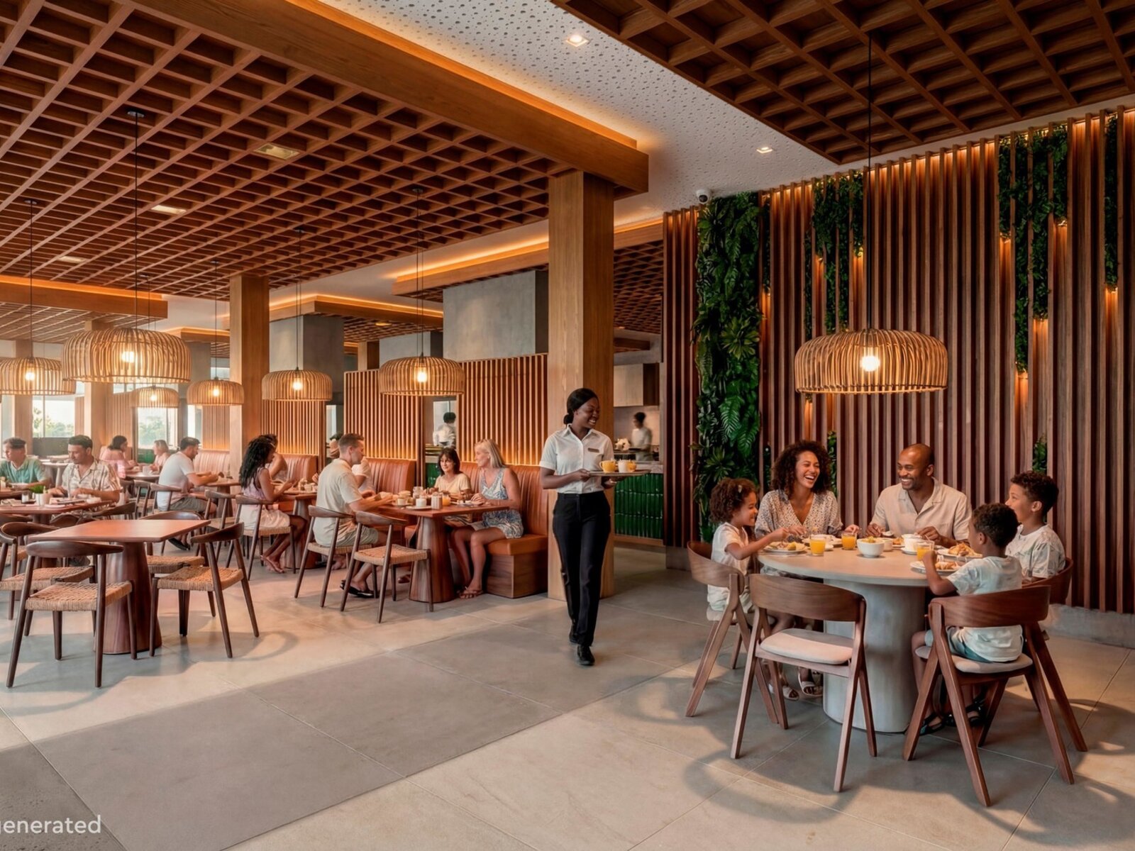 Hauptrestaurant („AI-generated“)