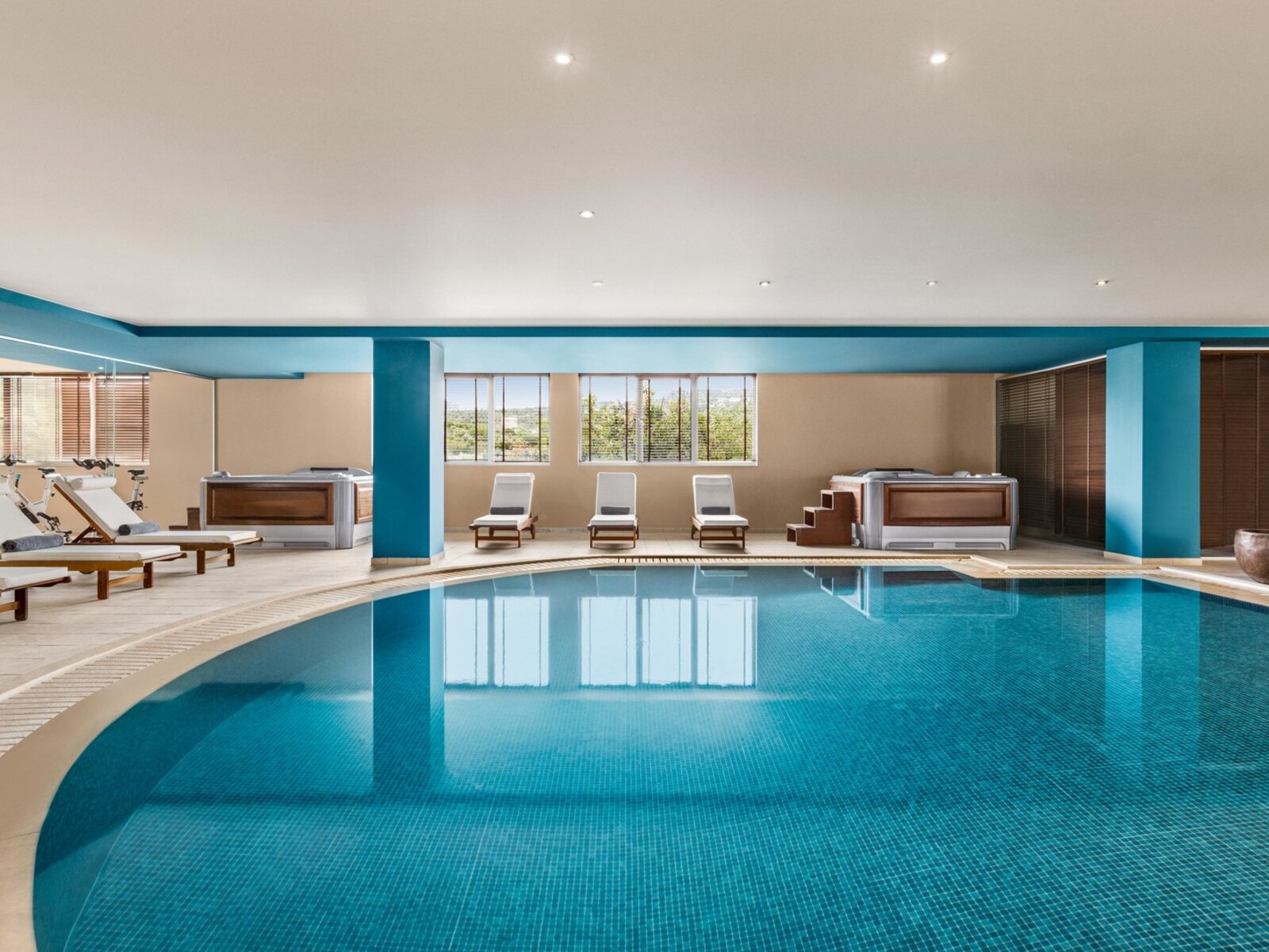 Indoor pool at spa