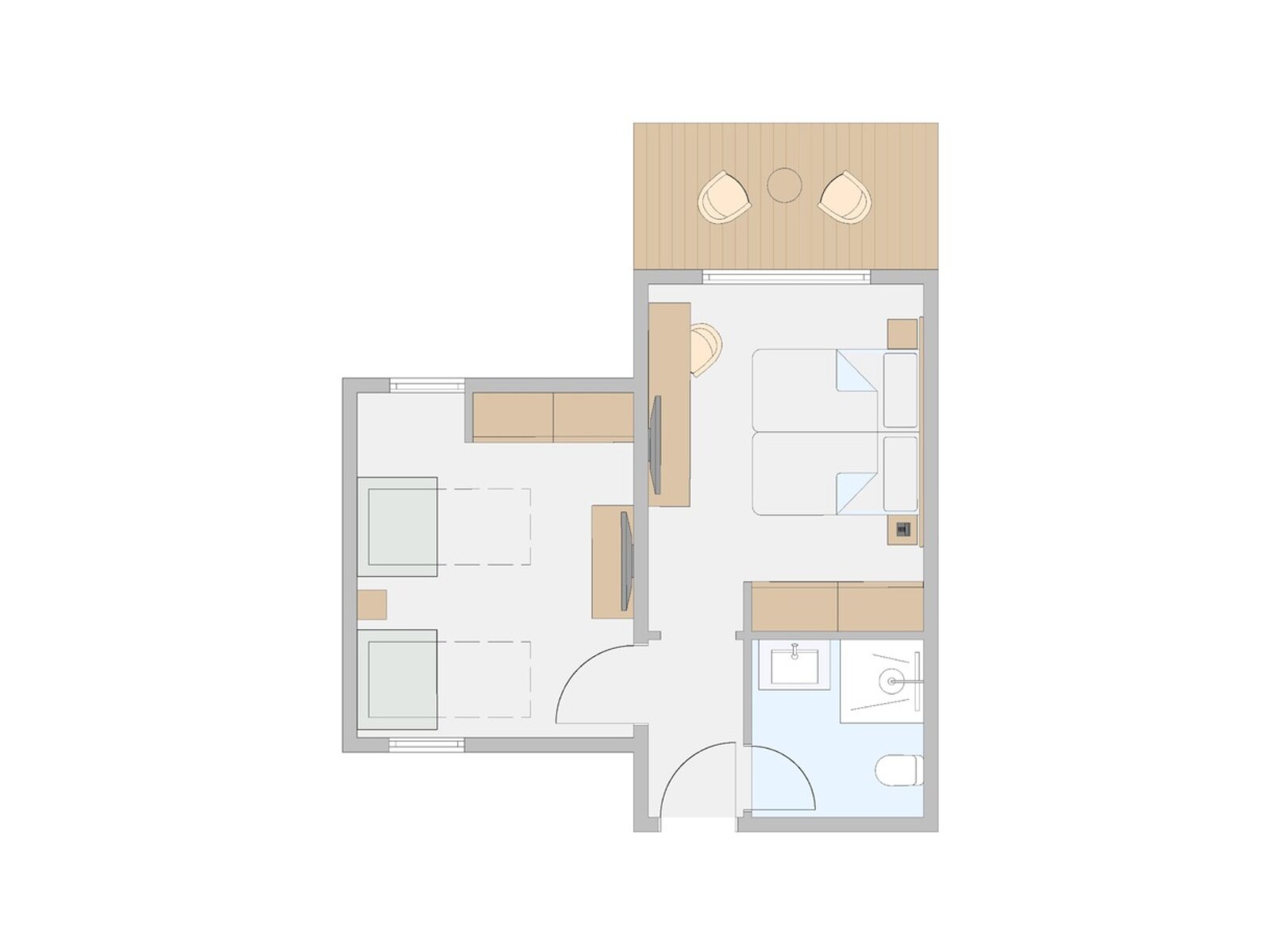 Wohnbeispiel Suite Classic Village for Family („AI-generated“)