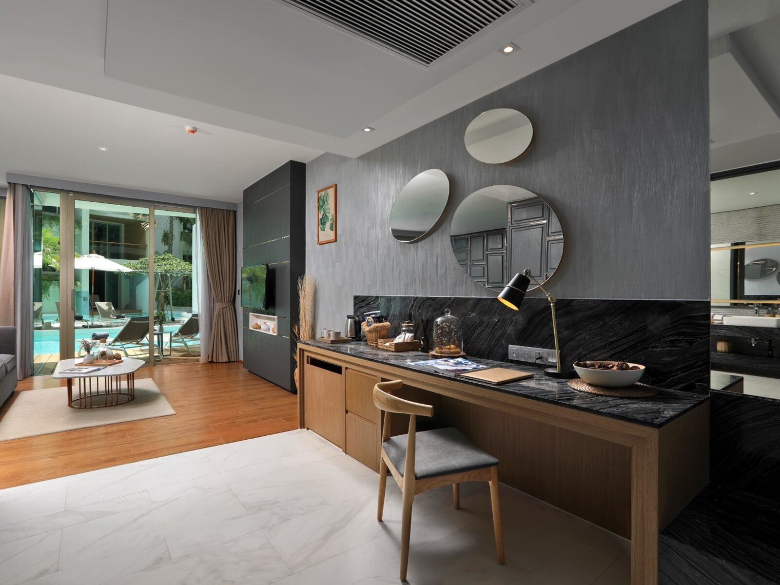 Wohnbeispiel Studio Suite Pool Access