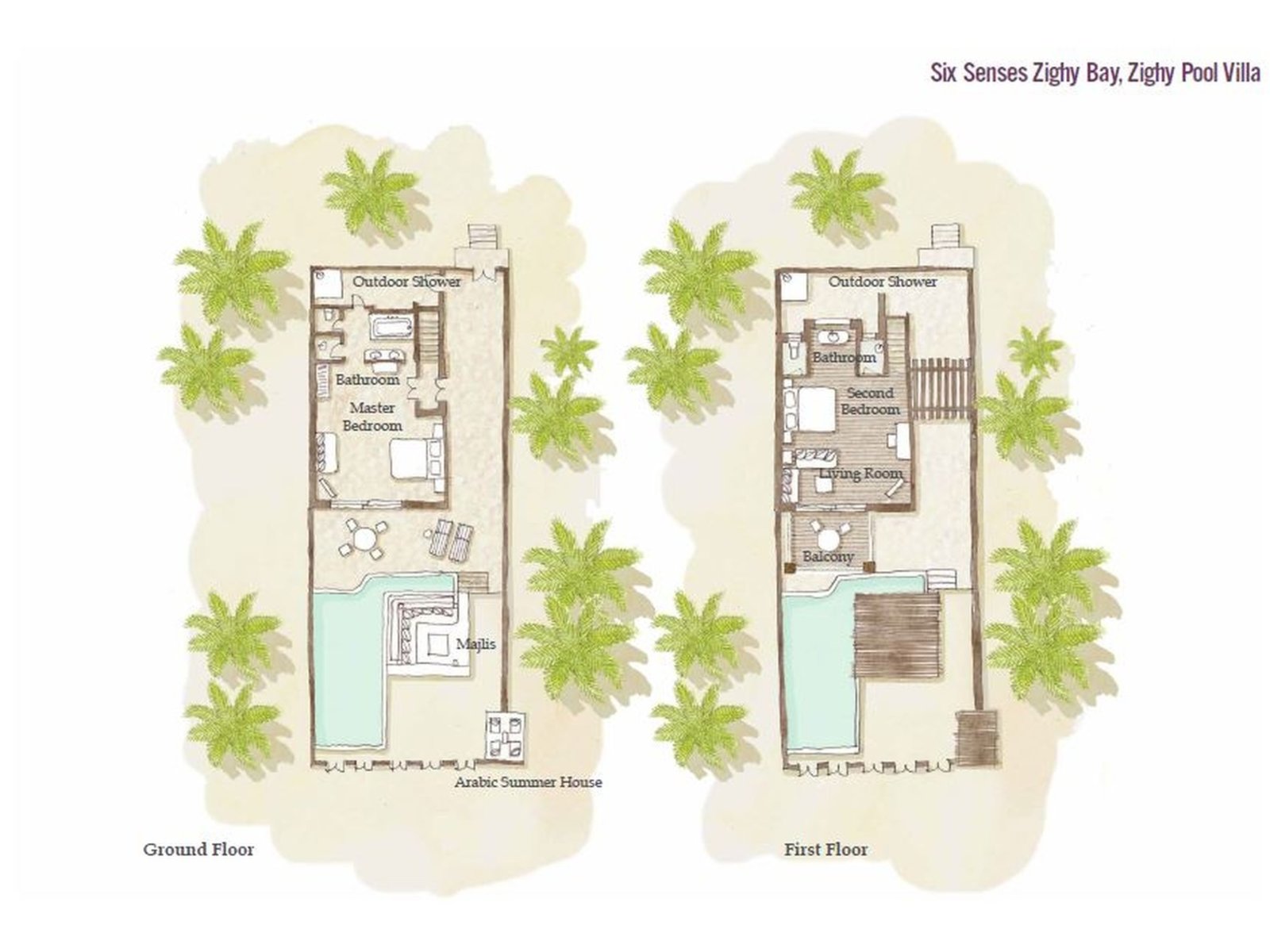 Wohnbeispiel Duplex Two Bedroom Pool Villa
