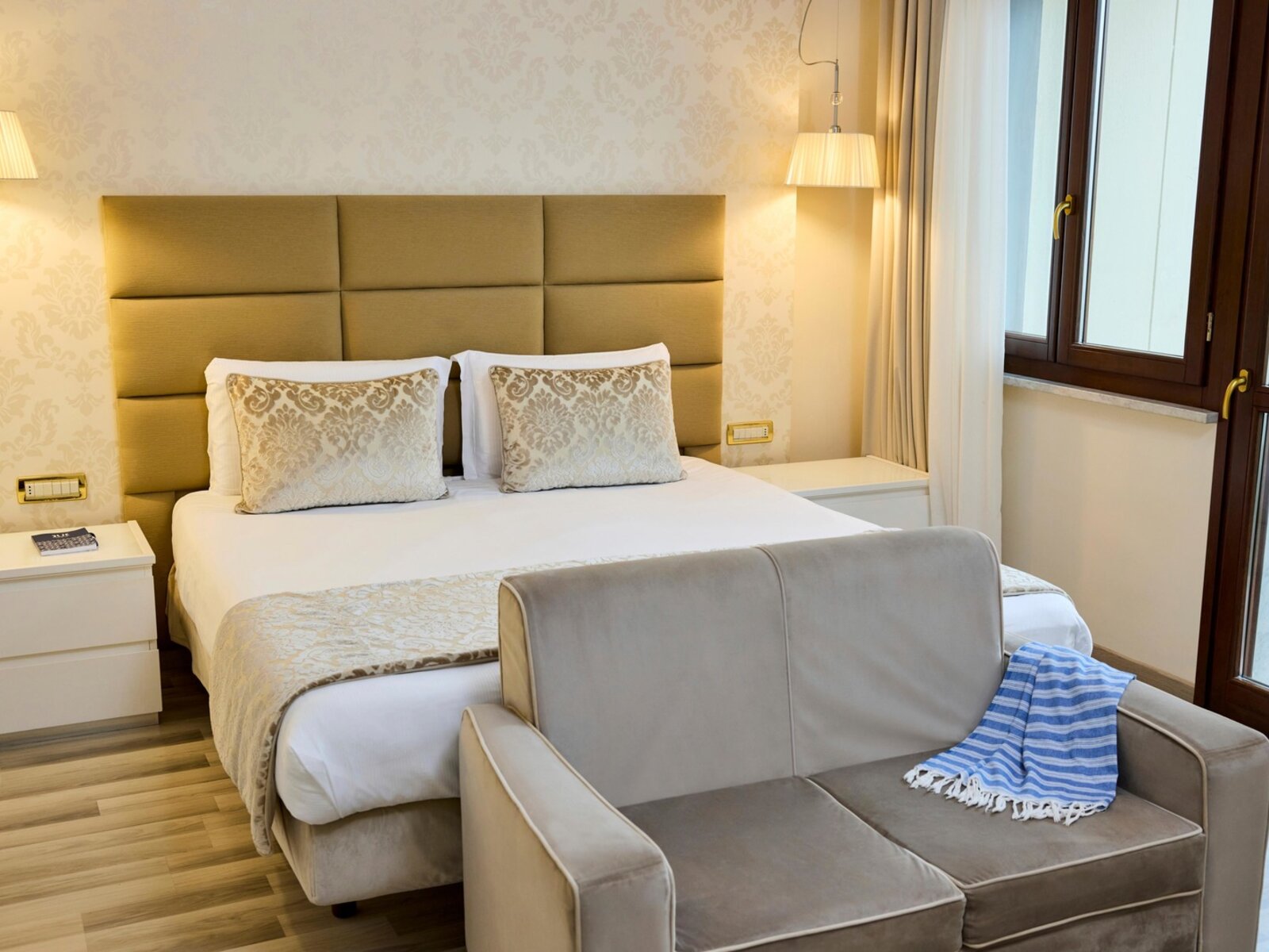 Wohnbeispiel Doppelzimmer (1 oder 2 Betten) GARTENBLICK