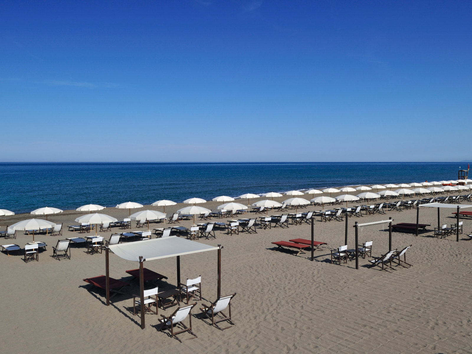private beach