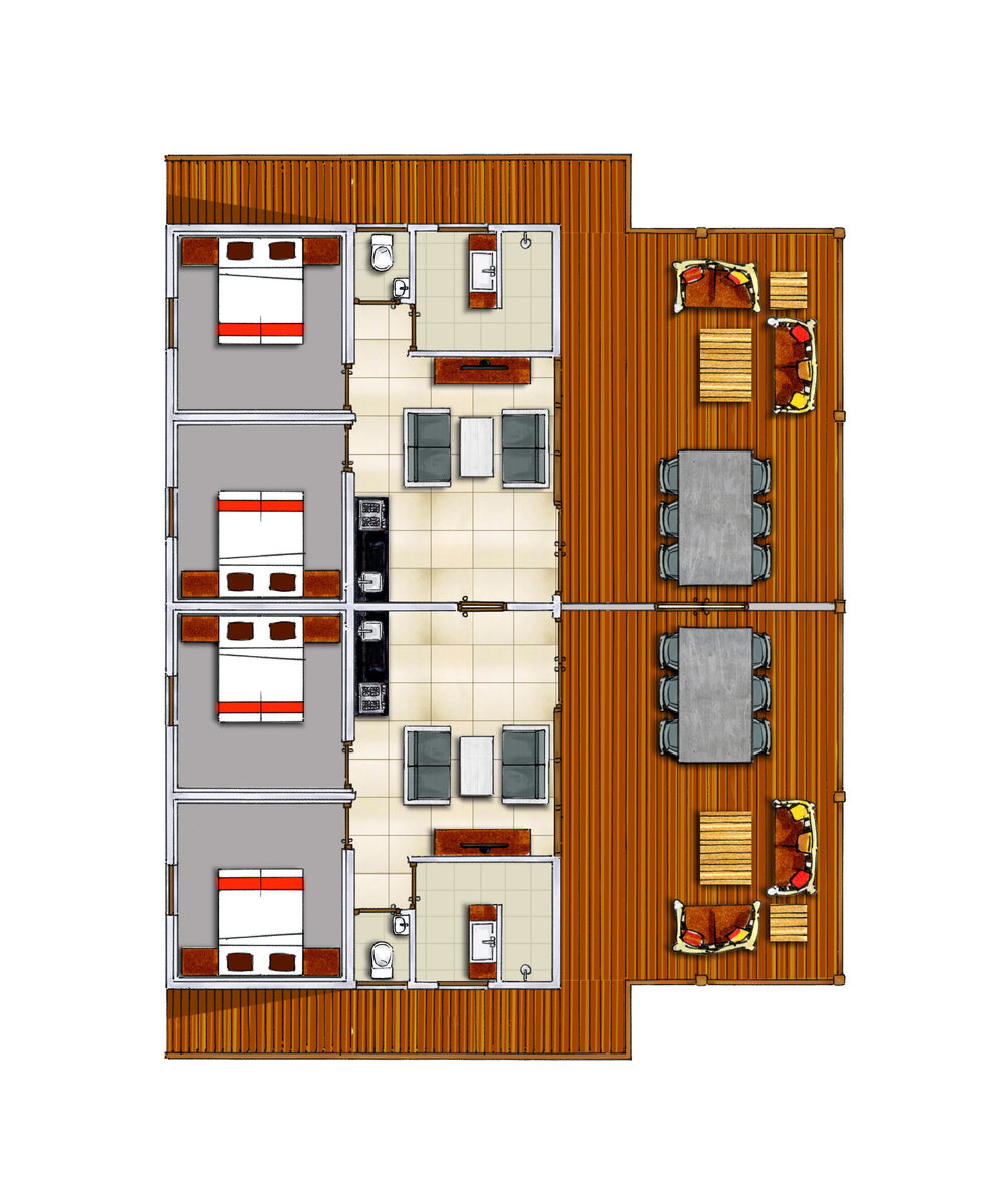 Wohnbeispiel 4-BEDROOM VILLA AMBIENTE