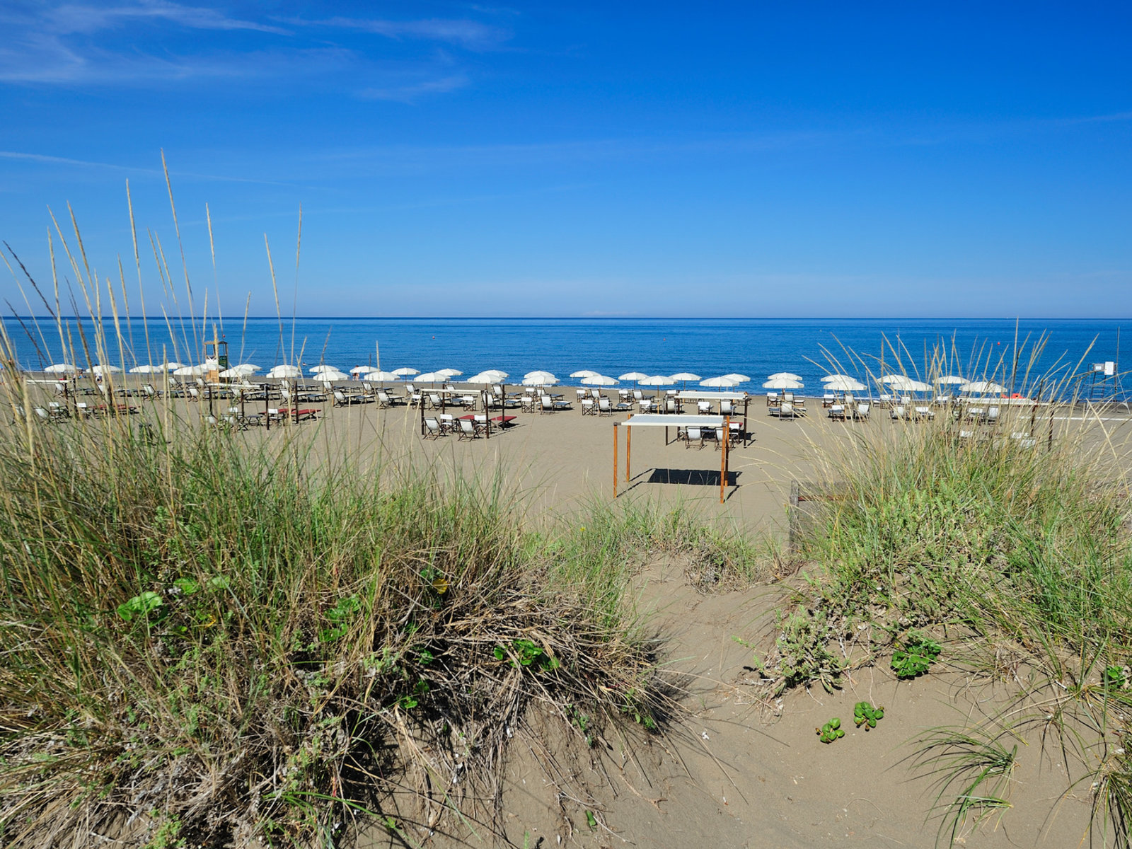 private beach