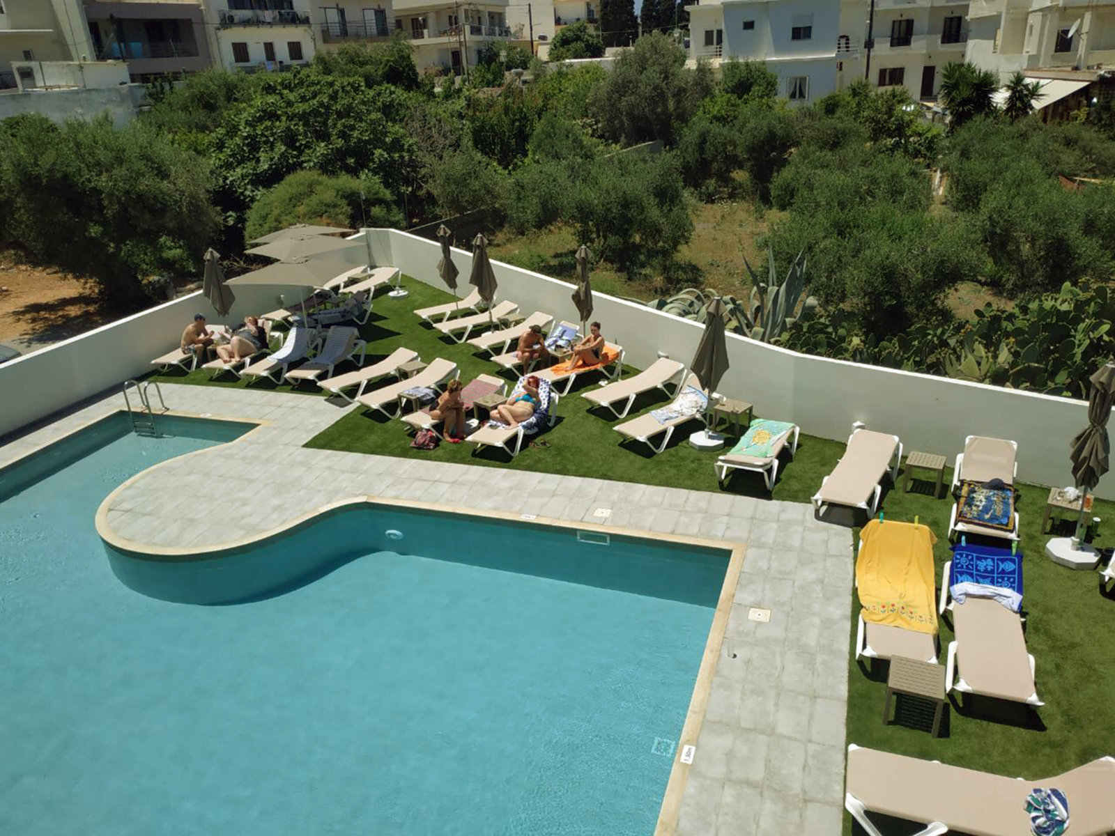 Wohnbeispiel Doppelzimmer Pool View