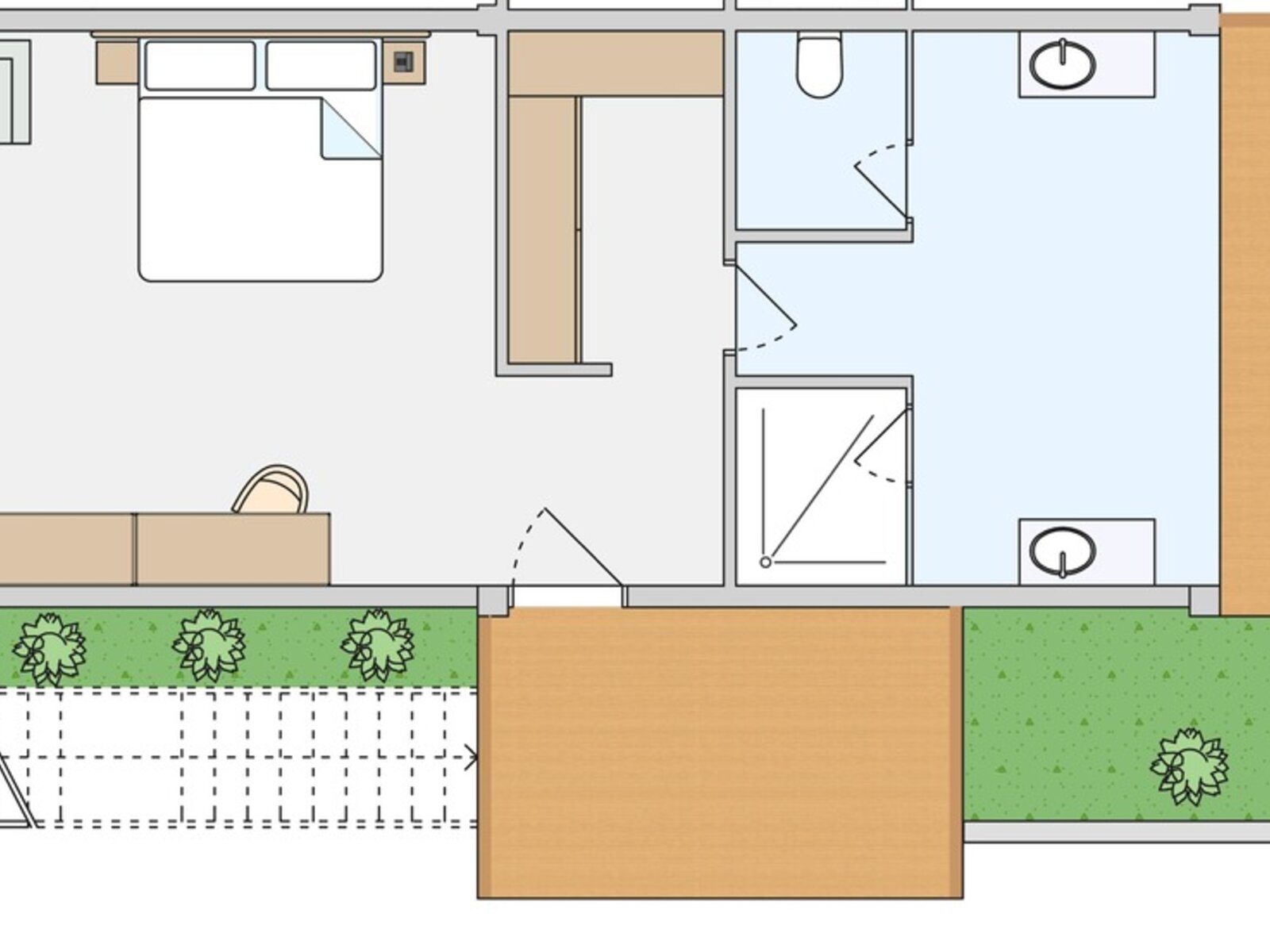 Wohnbeispiel Double Room Superior Sea View Beach Access