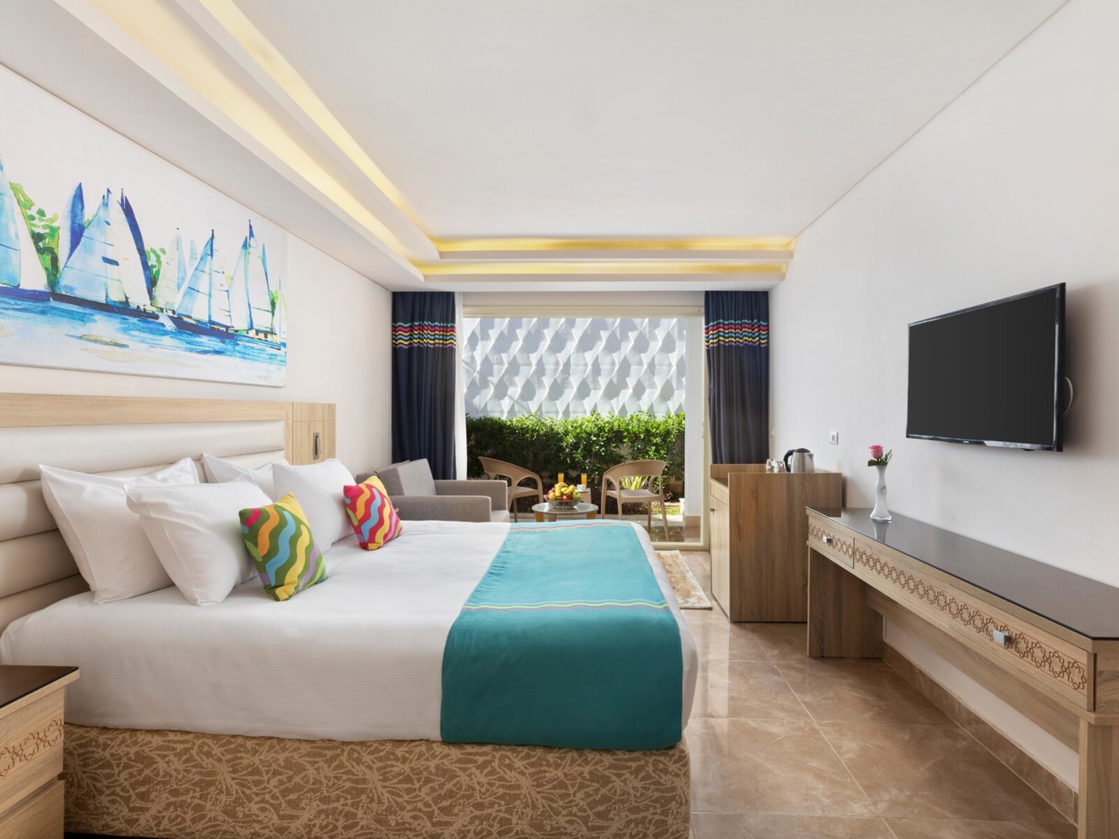 Wohnbeispiel Single with Child Standard  Garden View Room