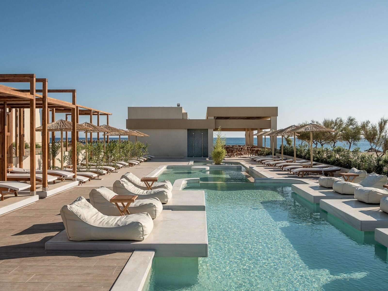 Seaside pool