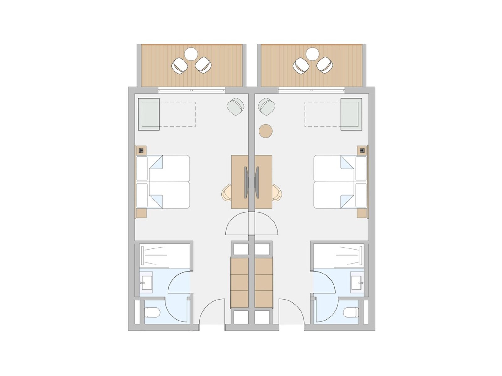 Wohnbeispiel Family Double Room Classic Connecting Door („AI-generated“)