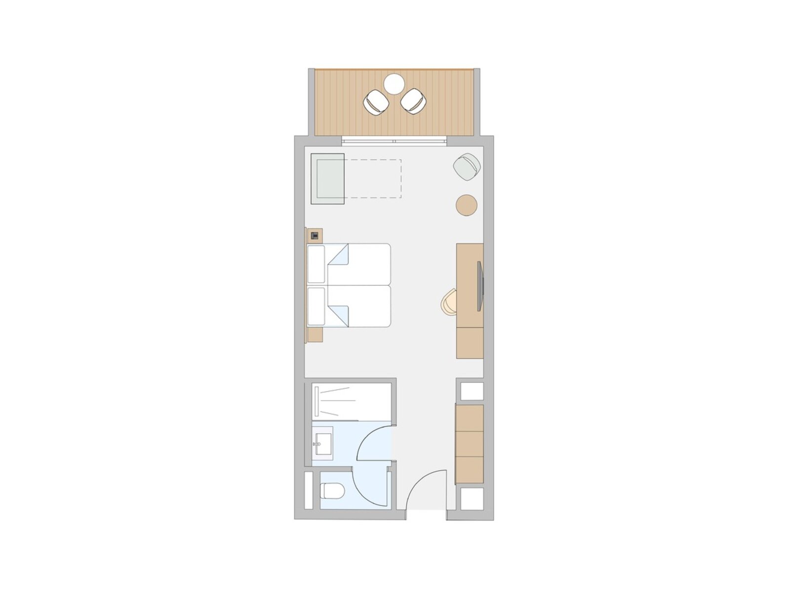 Wohnbeispiel Double Room Classic („AI-generated“)