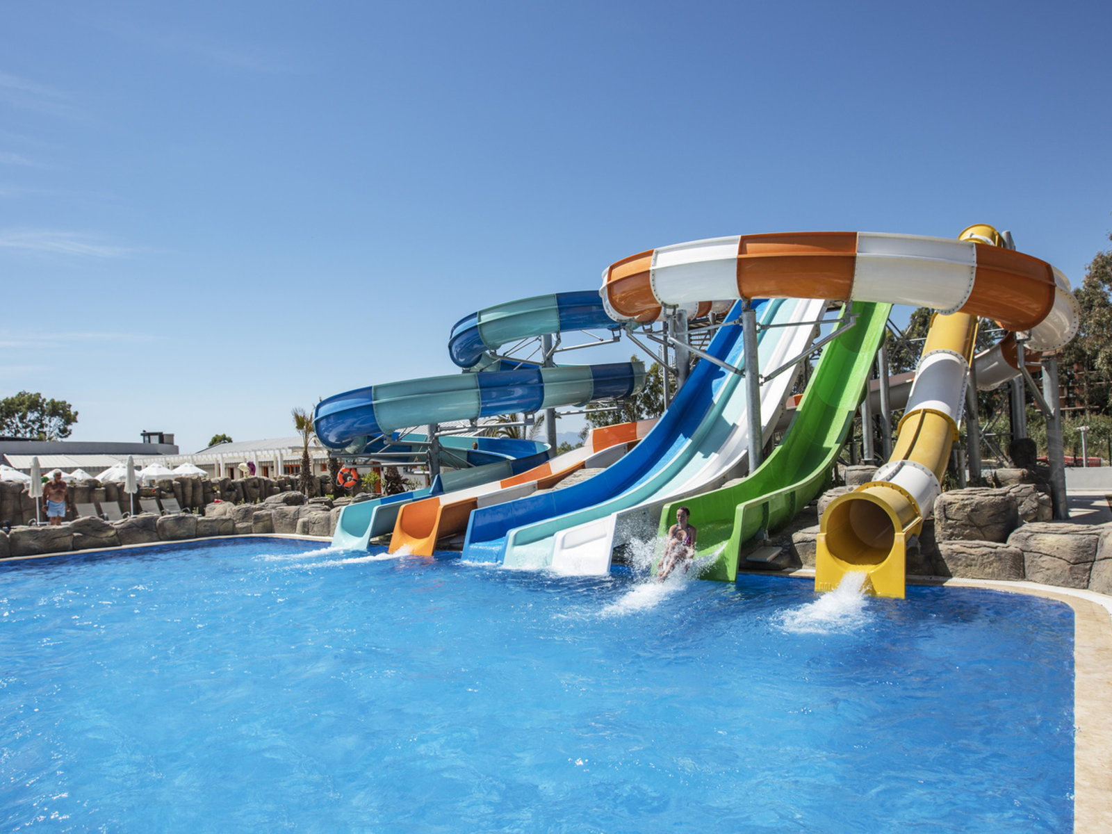 OUT DOOR WATERSLİDES POOL