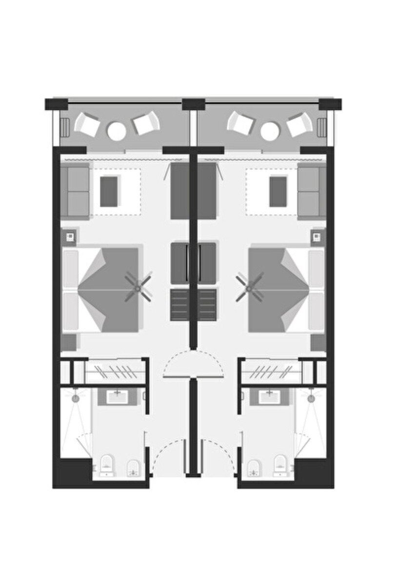Wohnbeispiel Interconnecting Room