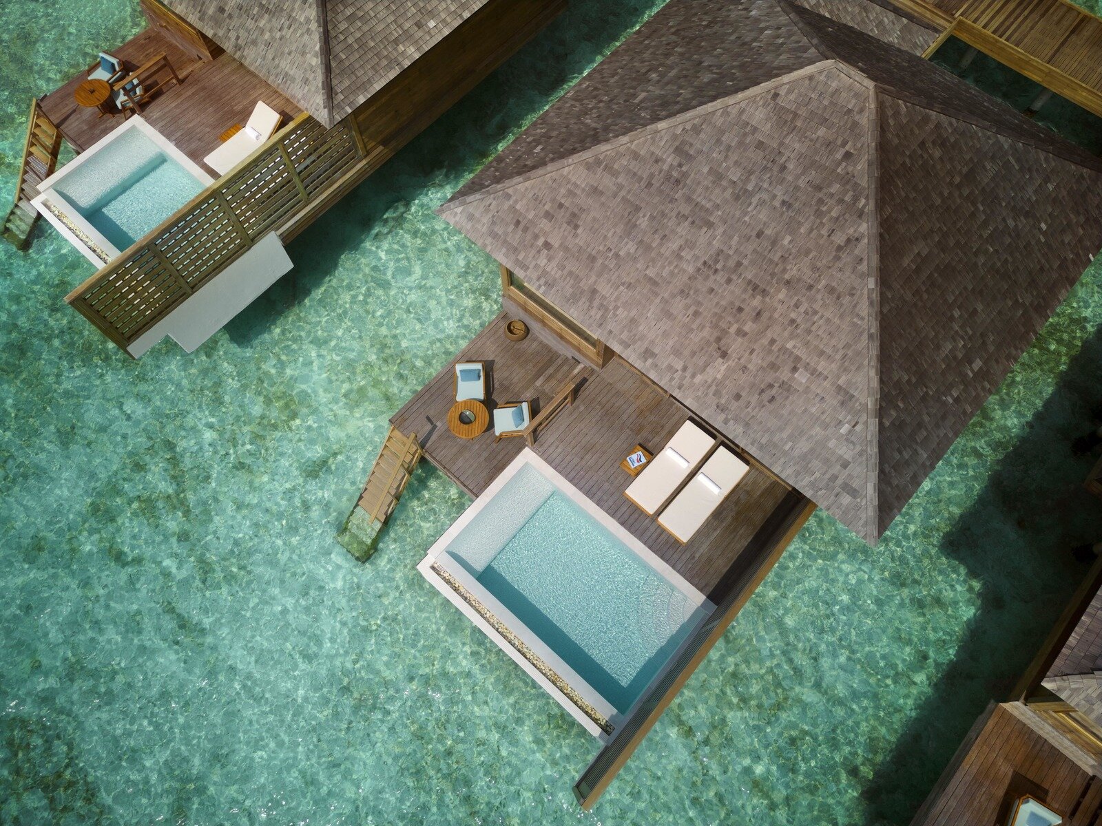 Wohnbeispiel Over Water Pool Villa