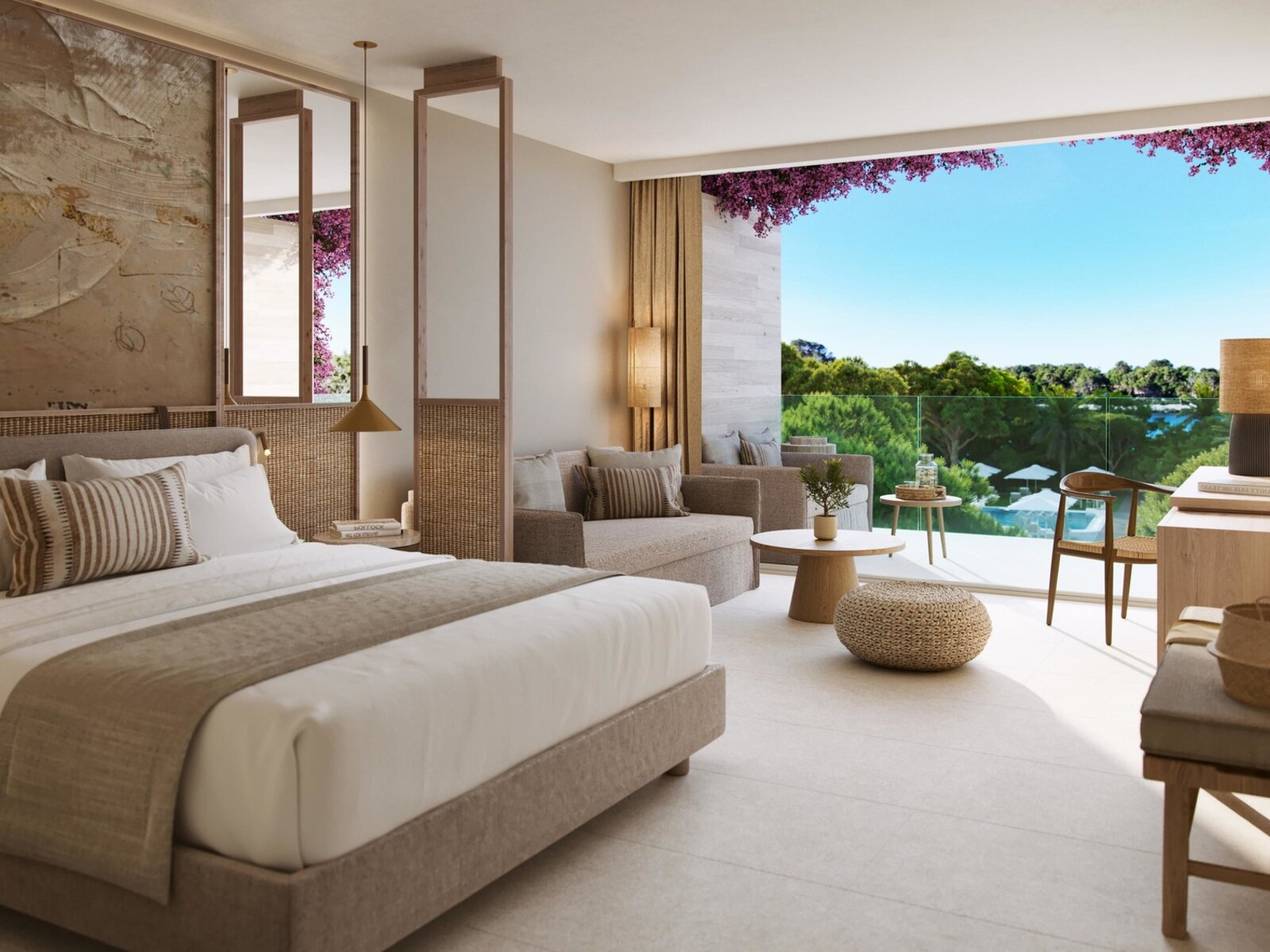 Wohnbeispiel Junior Suite Pool View („AI-generated“)