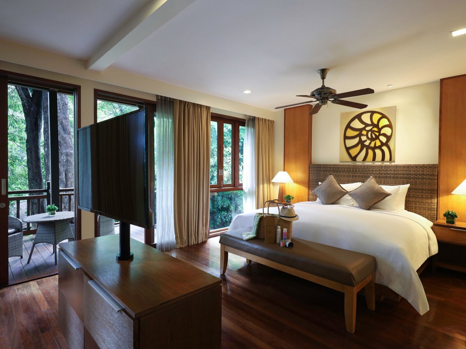 Wohnbeispiel Rainforest Studio (Green View)