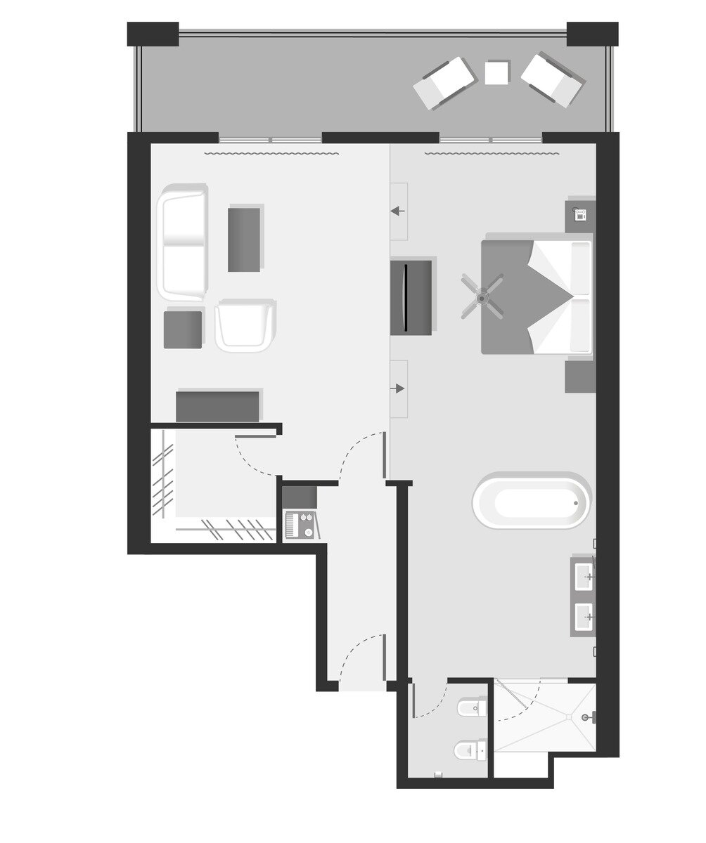 Wohnbeispiel Suite